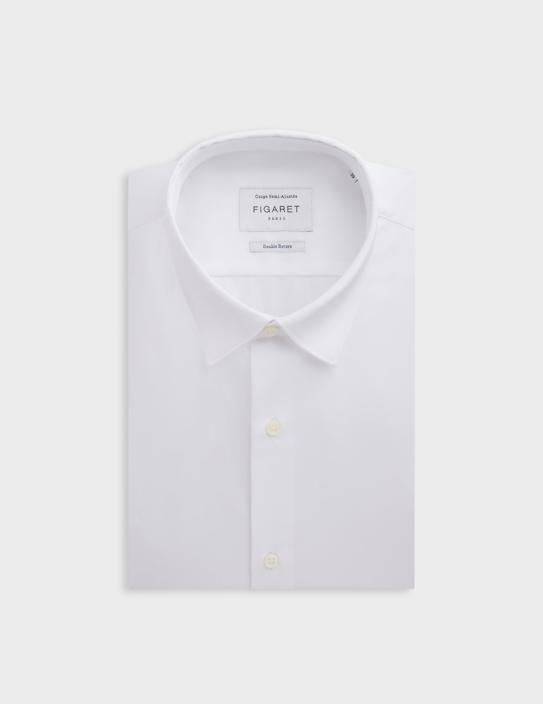 Semi-fitted White shirt
