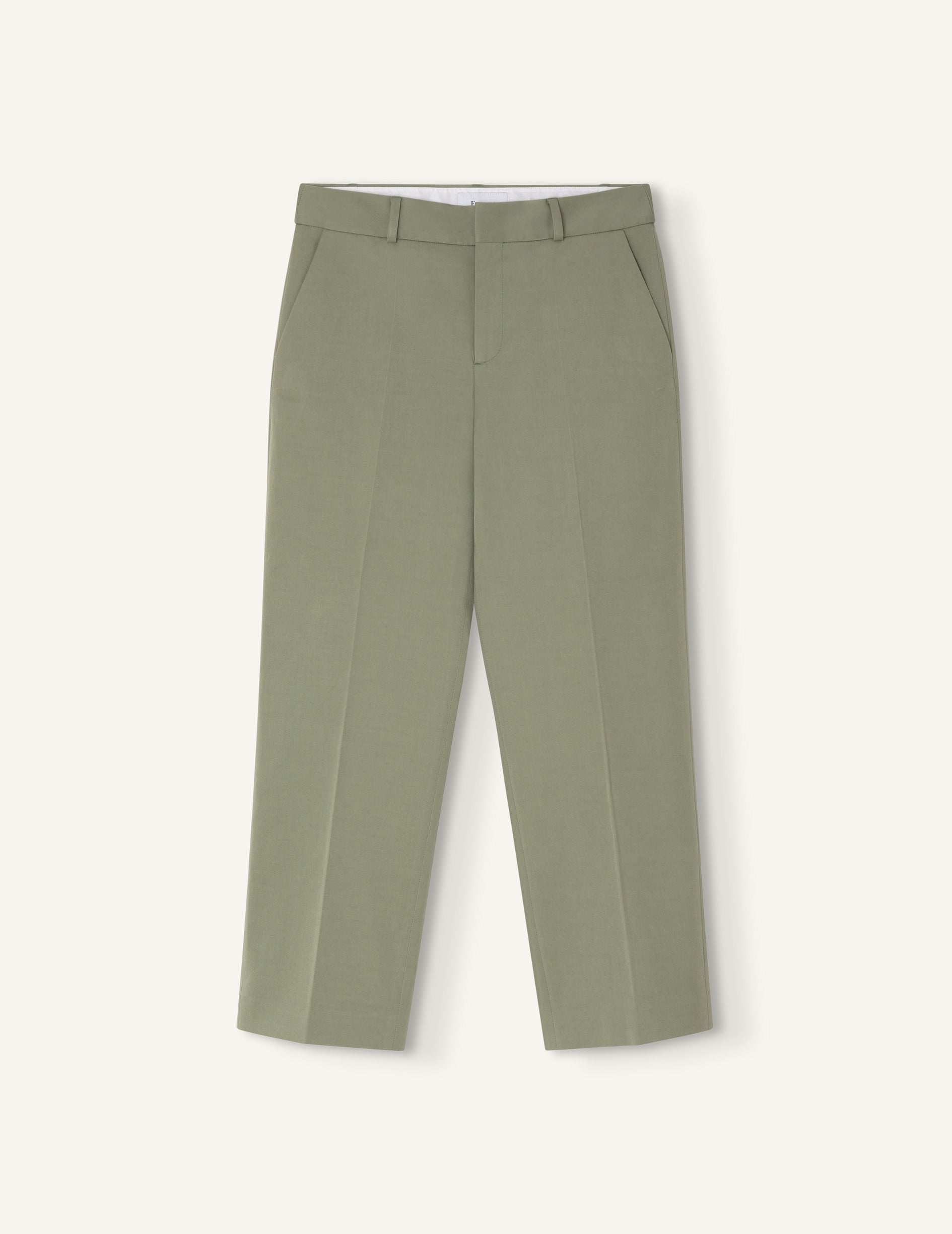 Brandy pants in khaki twill - Twill