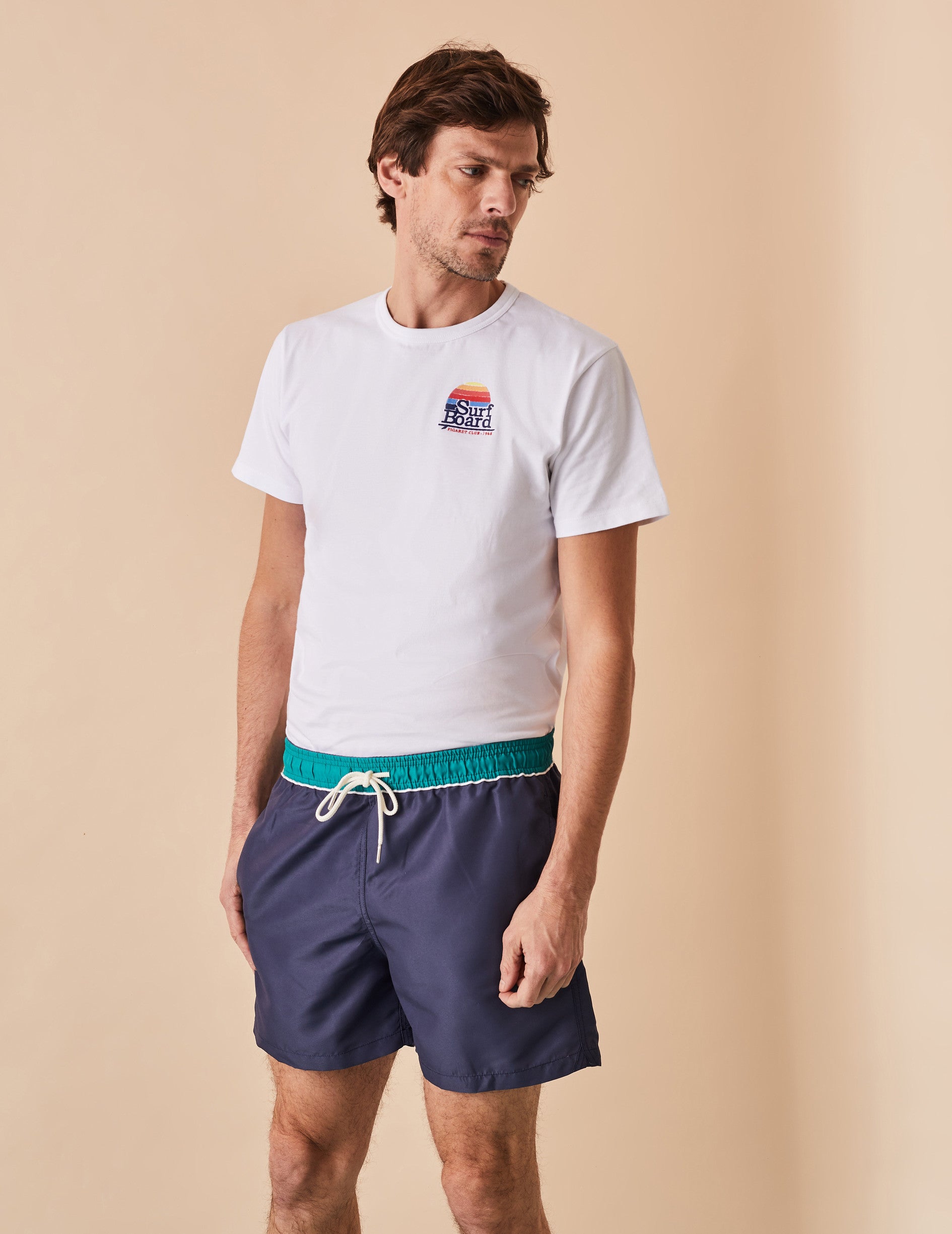 Brieuc navy swimsuit