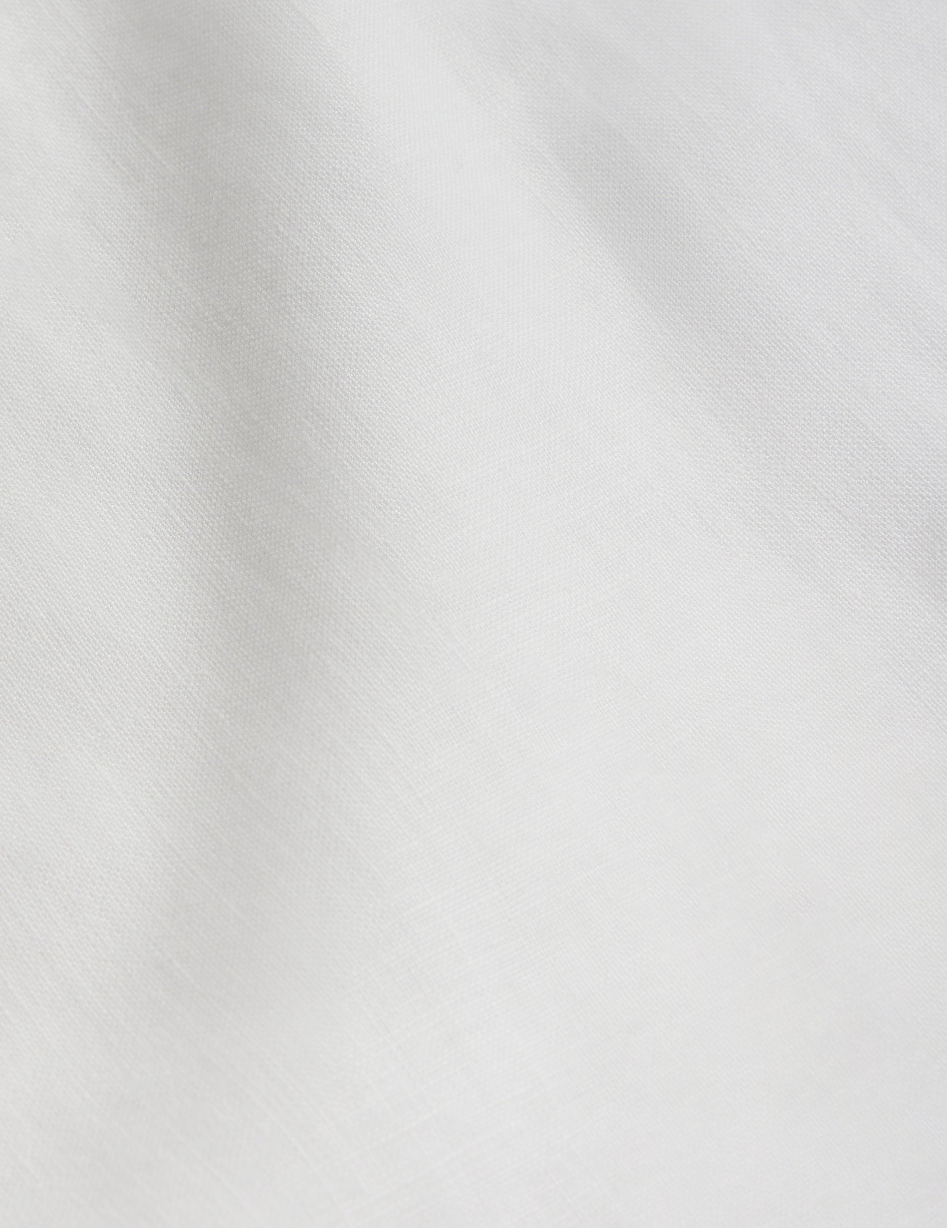 white linen Gaspard shirt - Linen - American Collar