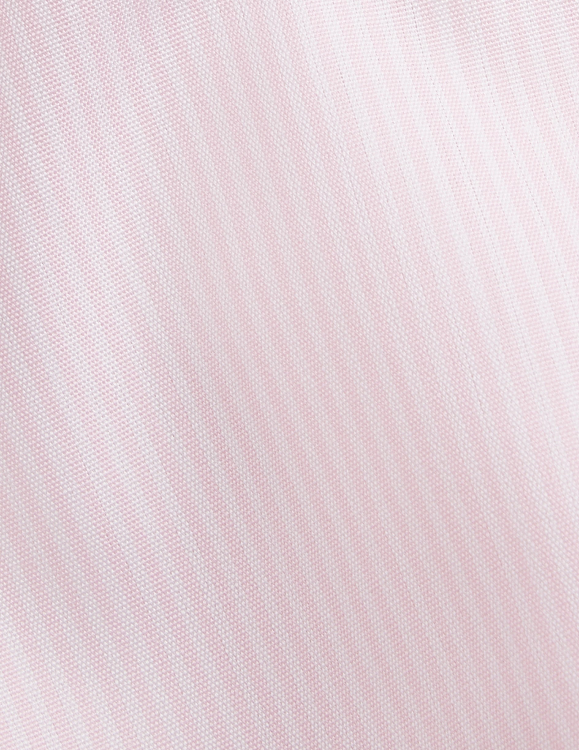 Classic pink striped shirt - Poplin - Figaret Collar
