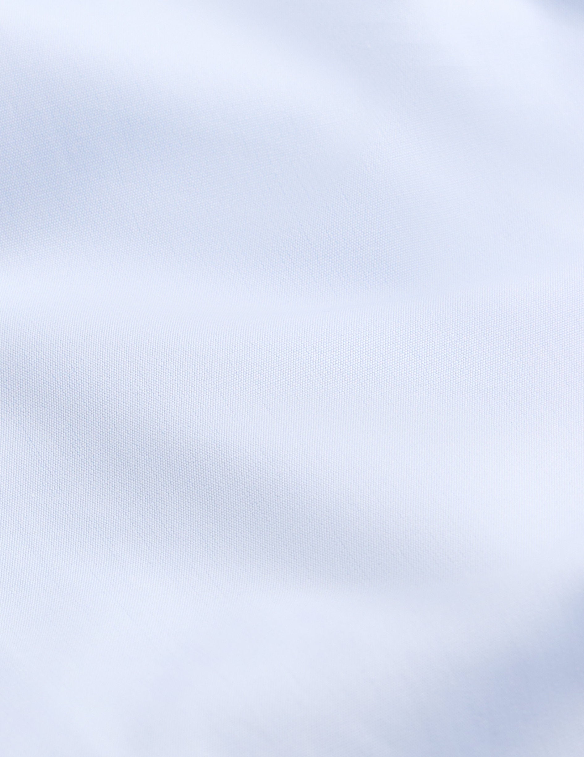 Semi-fitted blue shirt - Poplin - Figaret Collar