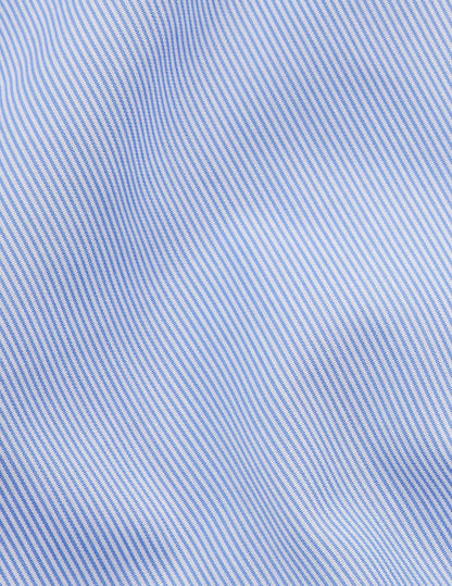 Classic blue striped shirt