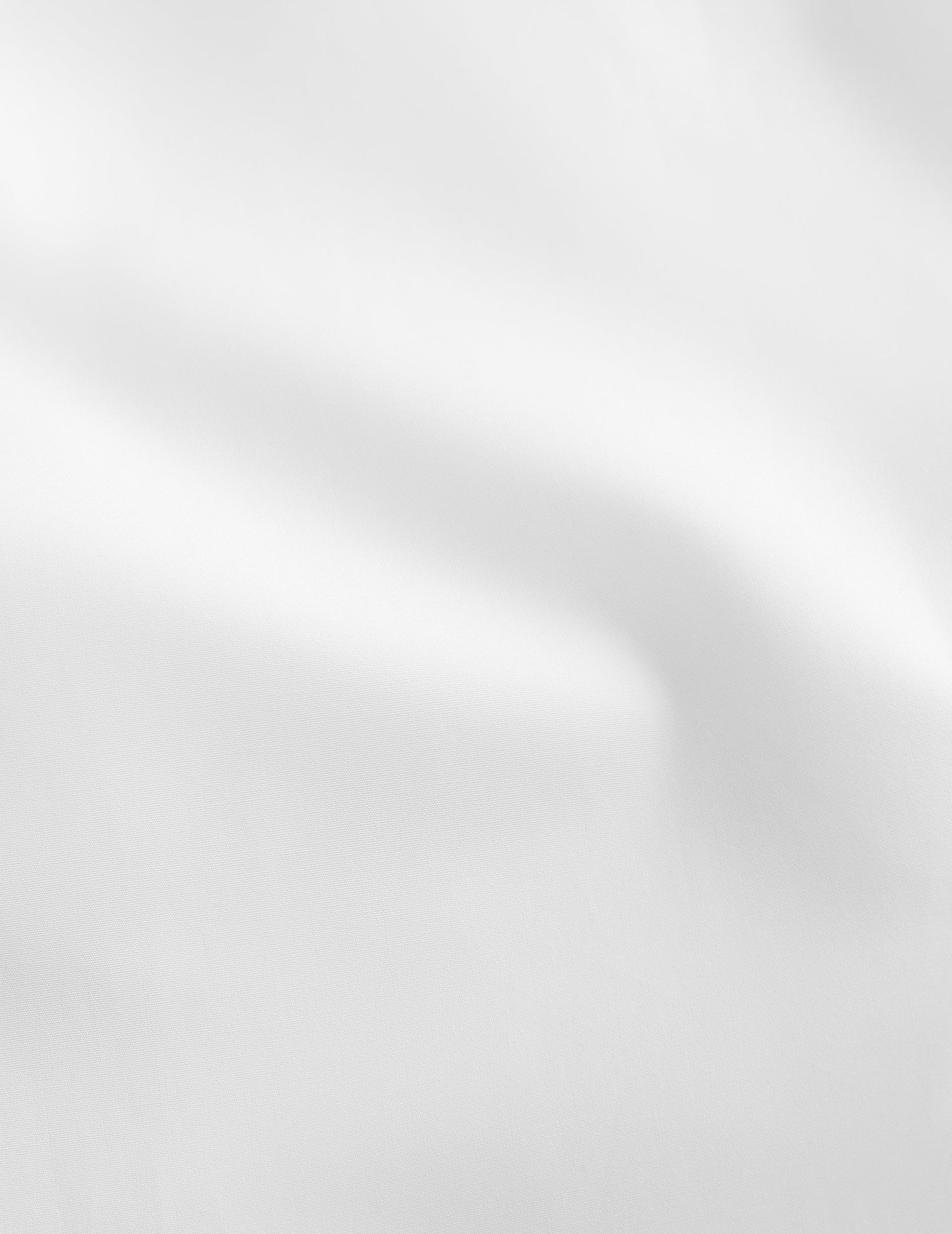 Hidden buttons placket White Carl Shirt - Poplin - Open straight Collar#5