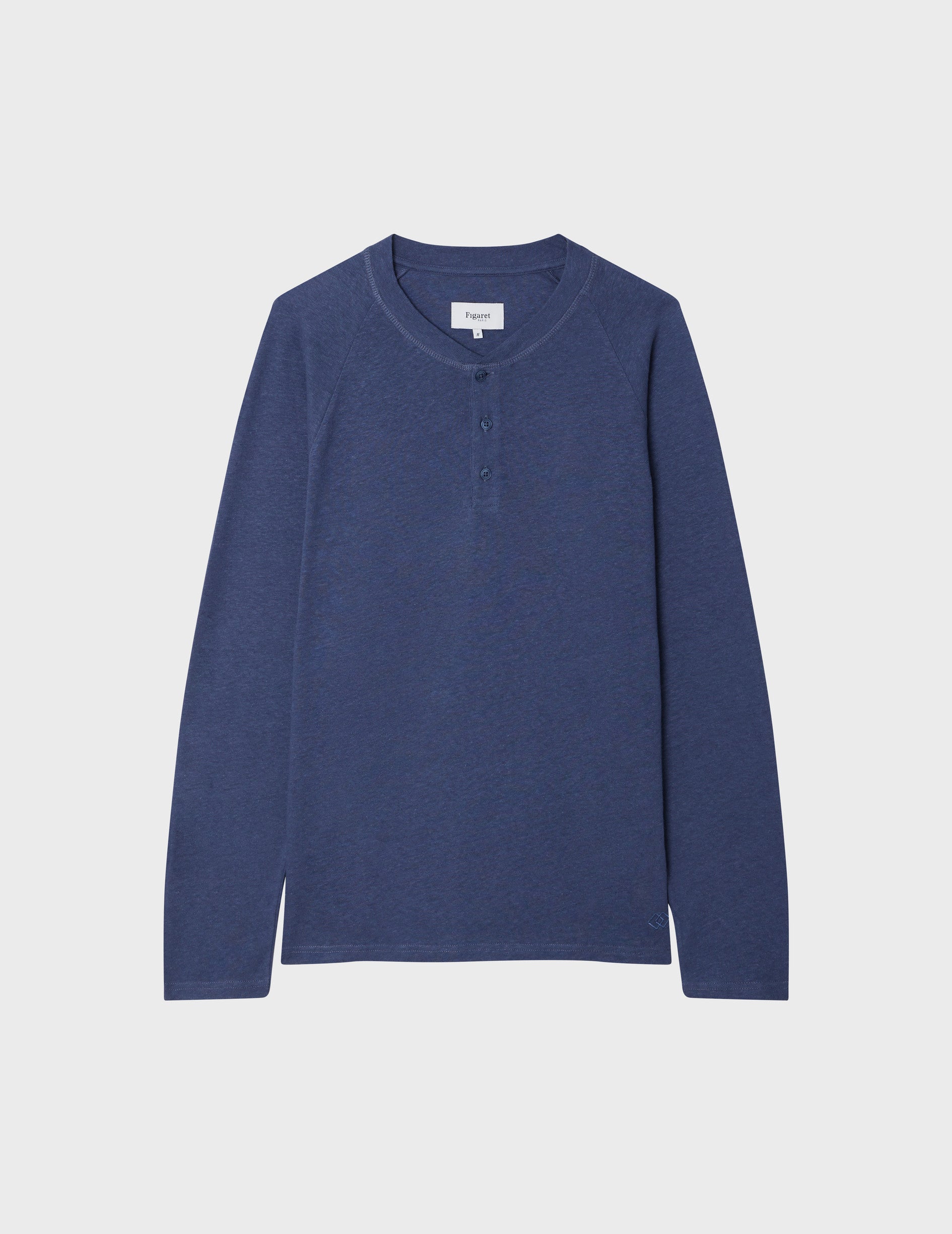 Dylan long-sleeved blue T-shirt