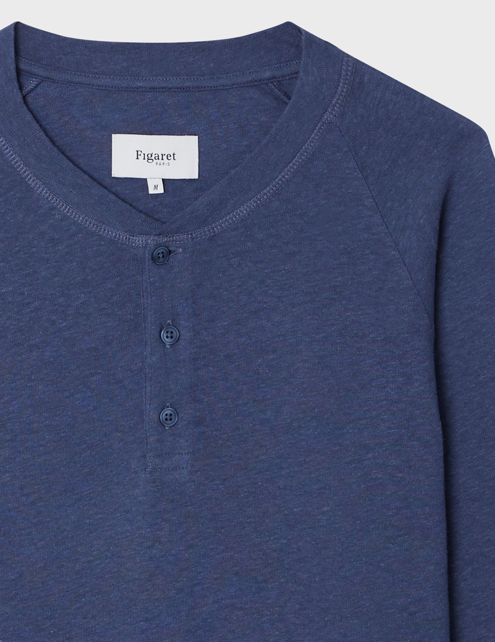 Dylan long-sleeved blue T-shirt