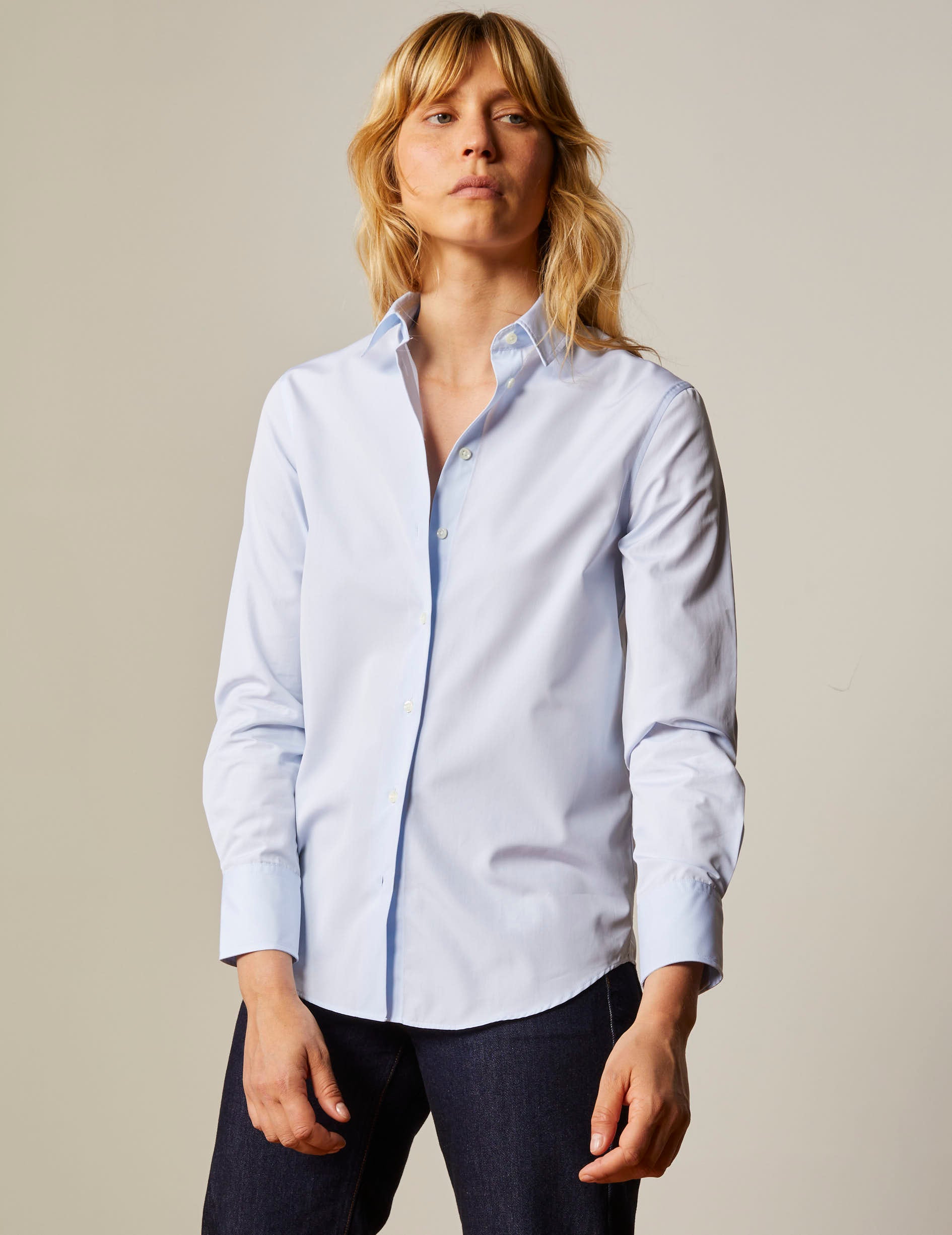 Blue Marion shirt - Poplin
