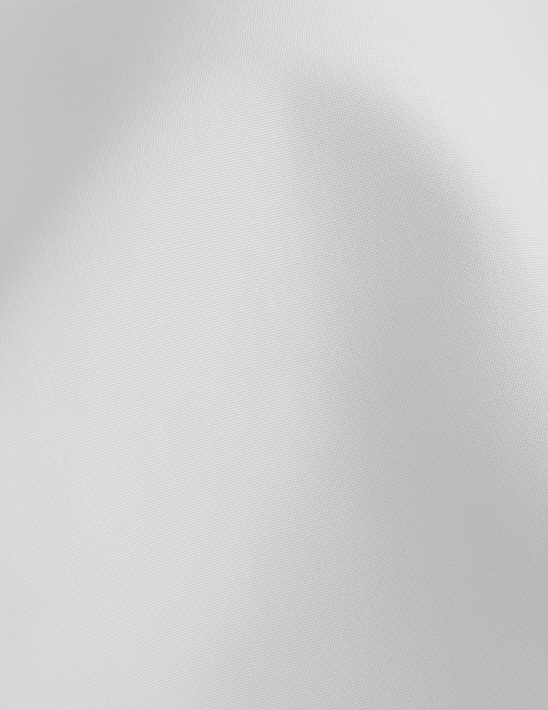 Unisex white "Je t'aime" shirt - Poplin - Figaret Collar