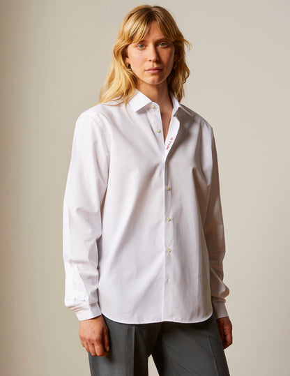 Unisex white "Je t'aime" shirt