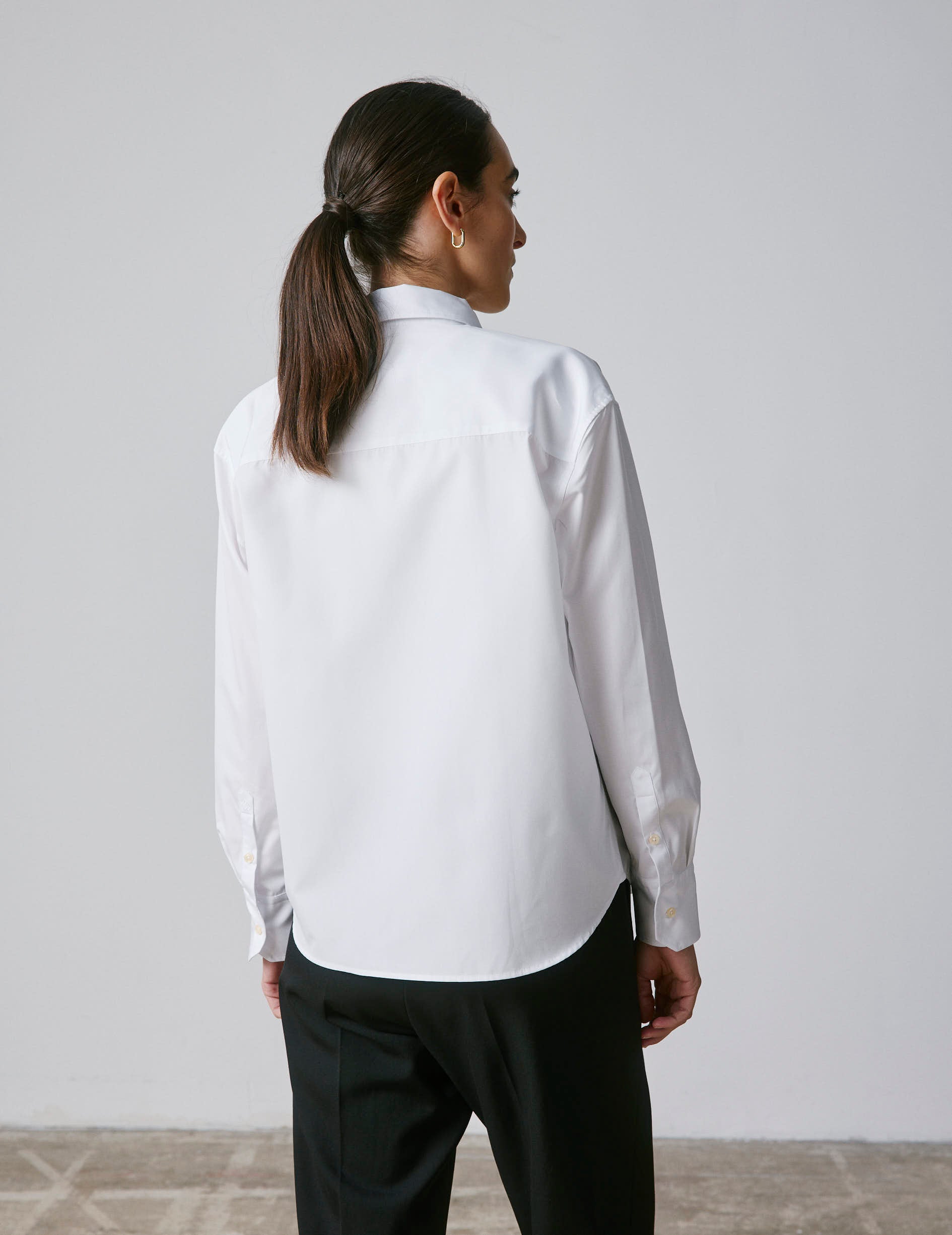 White Charlotte shirt - Poplin