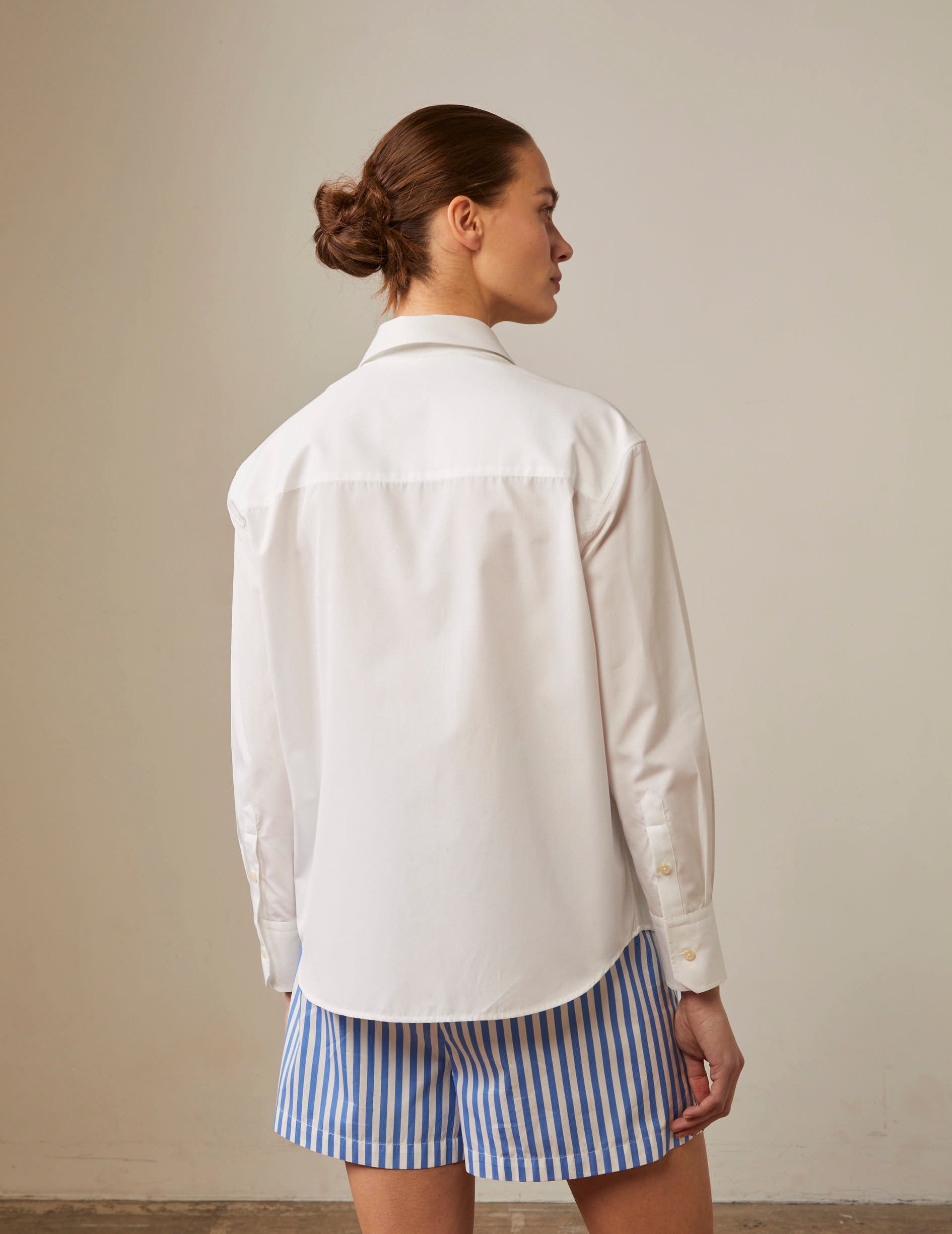 White Charlotte shirt - Poplin