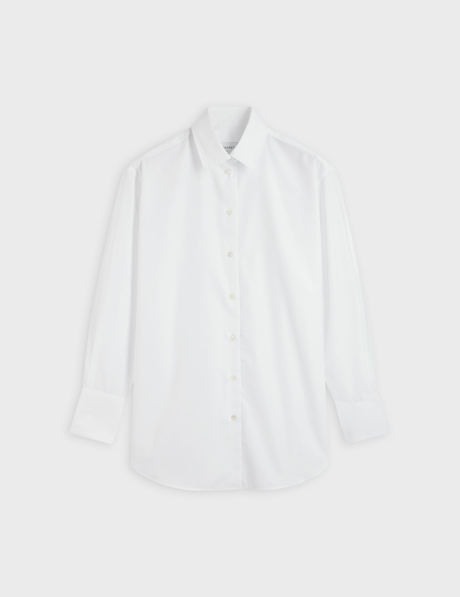 white Oversized Mathilde shirt - Poplin#5
