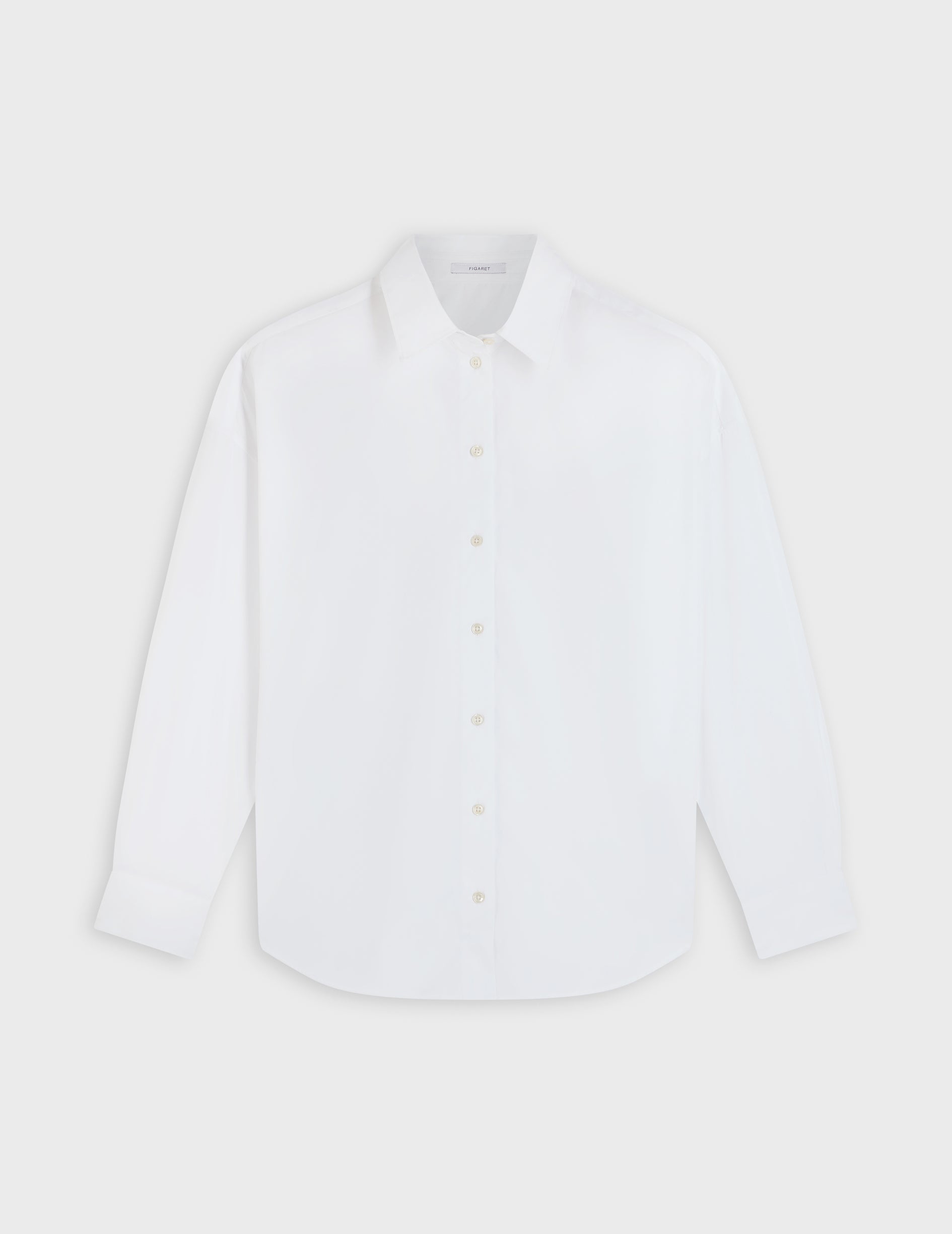 white Oversized Helina shirt - Poplin