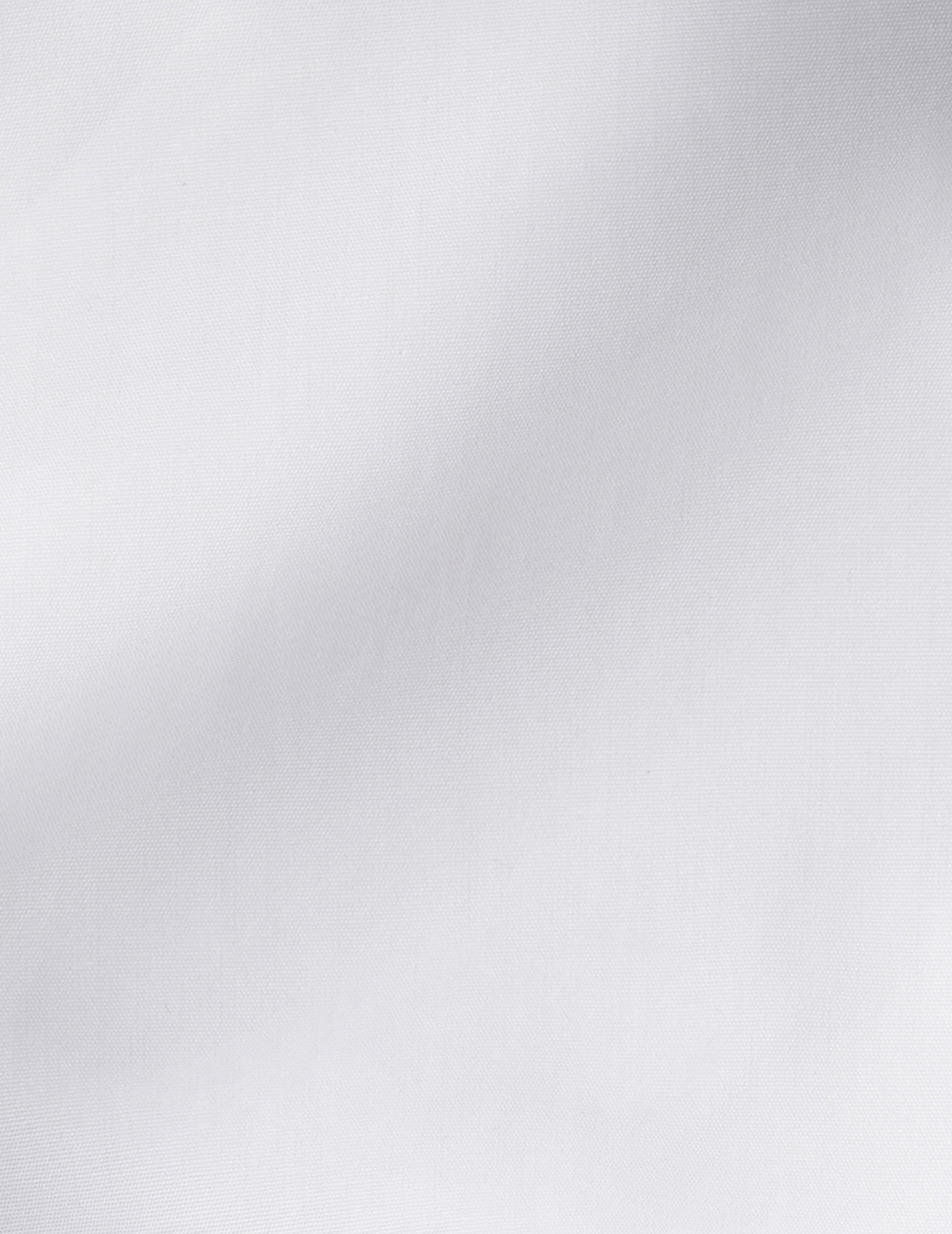 White hidden buttons placket Hillie Shirt - Poplin - French Cuffs