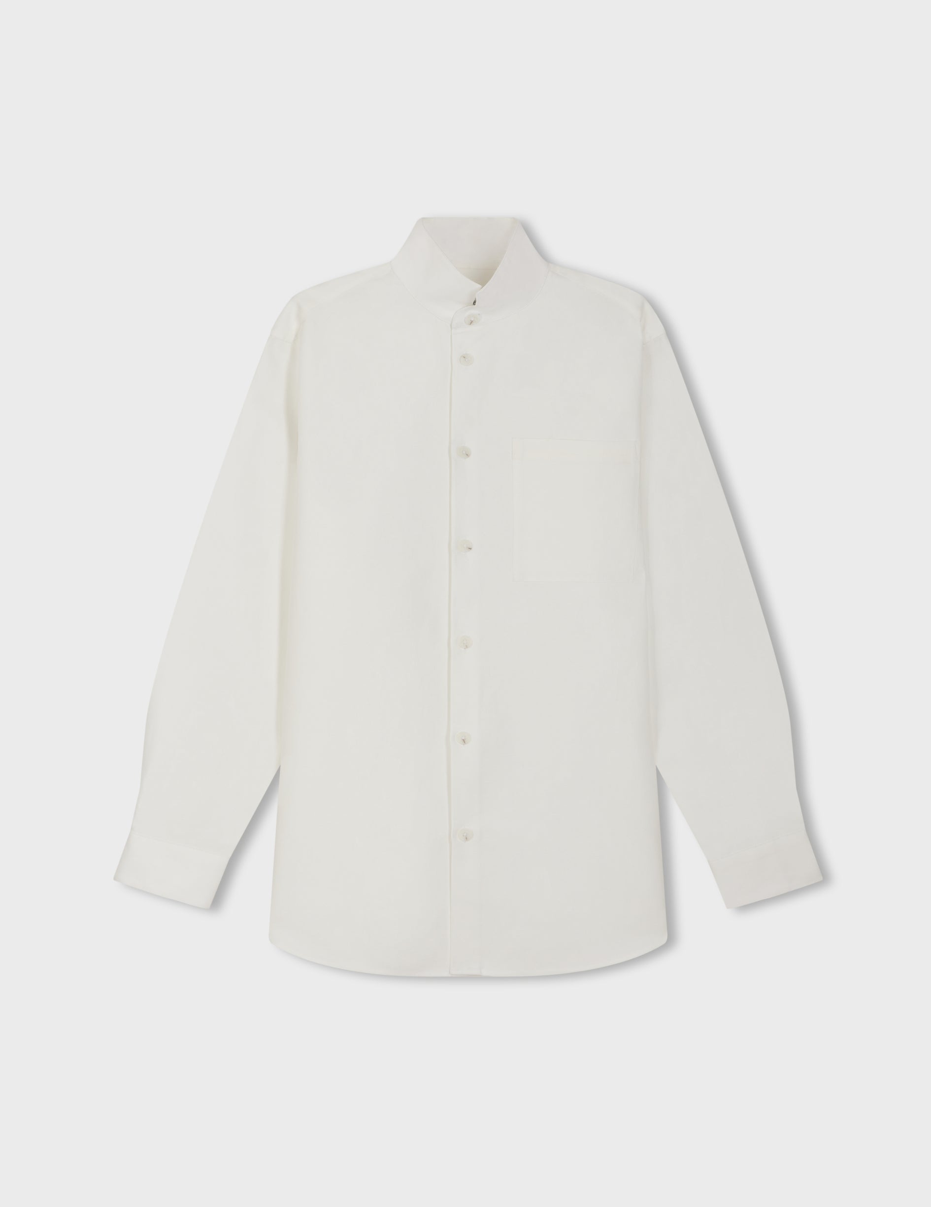 White Montmartre shirt - Linen - Right amount Collar