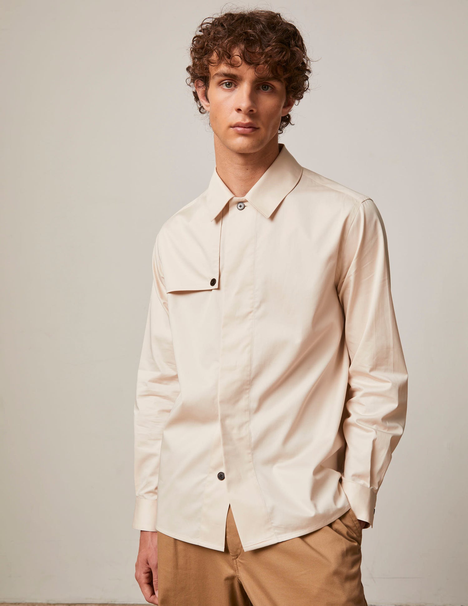 ecru Saint-Germain shirt - Twill - Shirt Collar#3