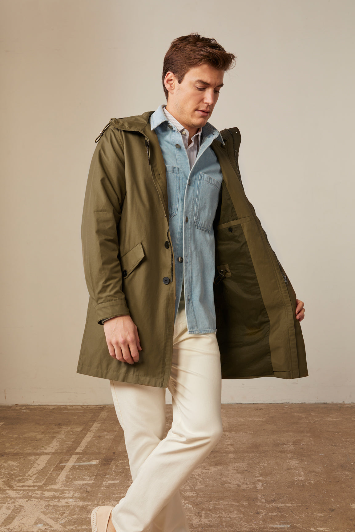 Khaki Hector parka