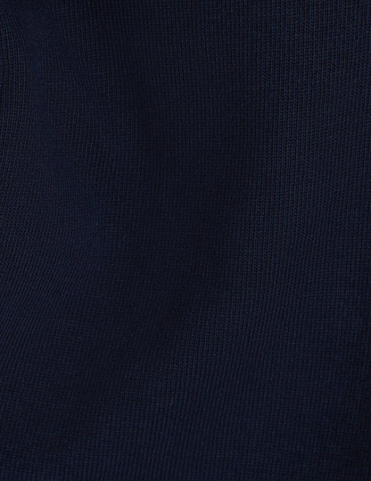 Navy cotton Charles T-shirt