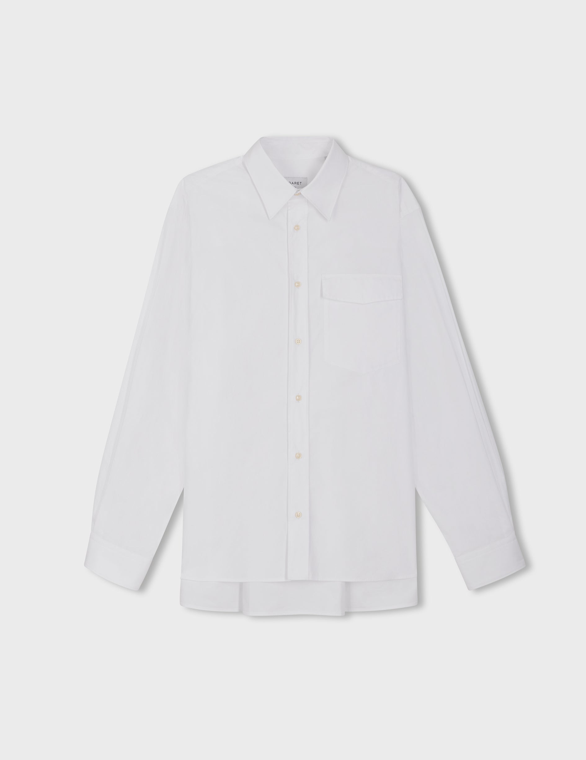 White Marais shirt - Poplin - French Collar