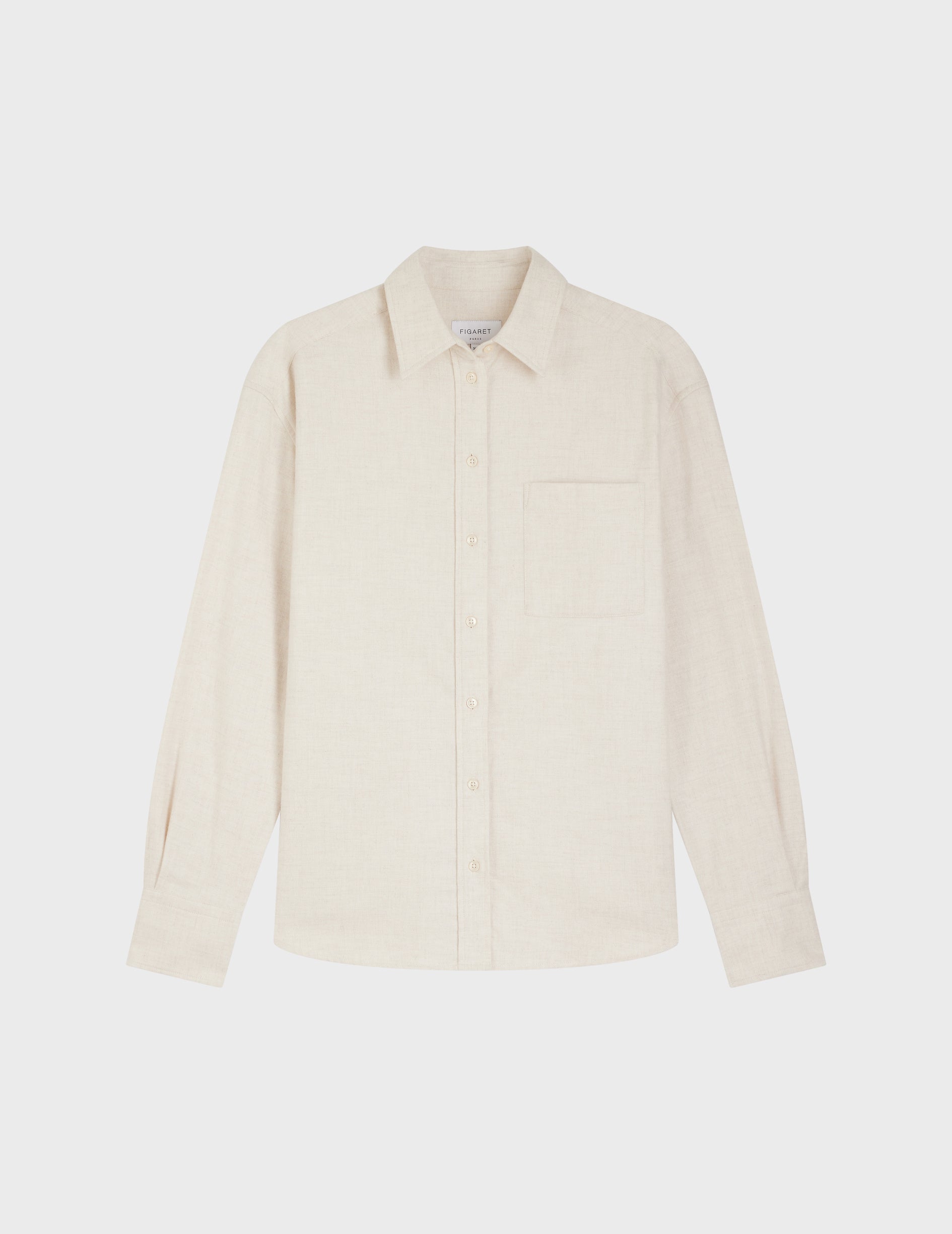 ecru Charlotte shirt - Flannel - Shirt Collar