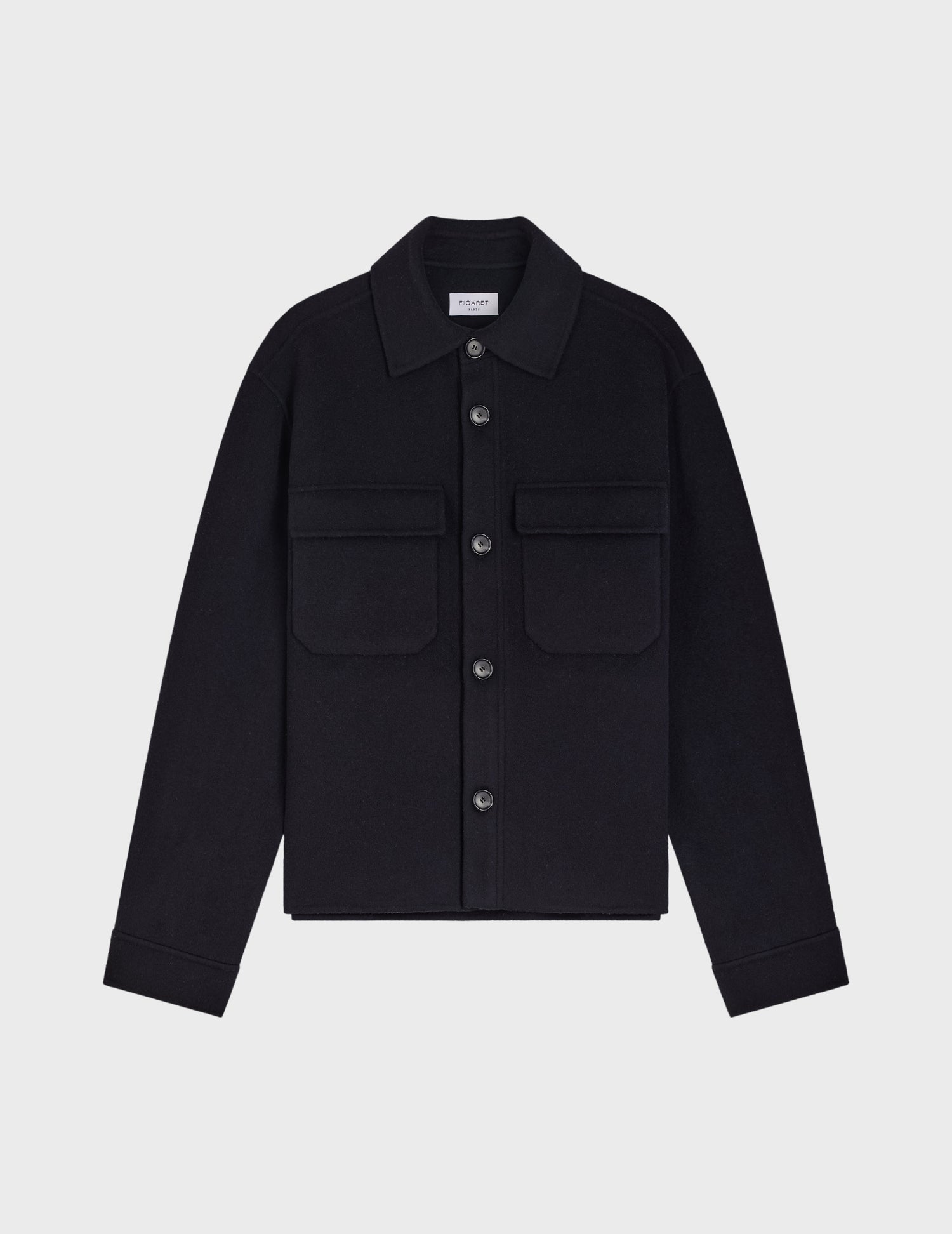 Inoa navy blue wool blouse