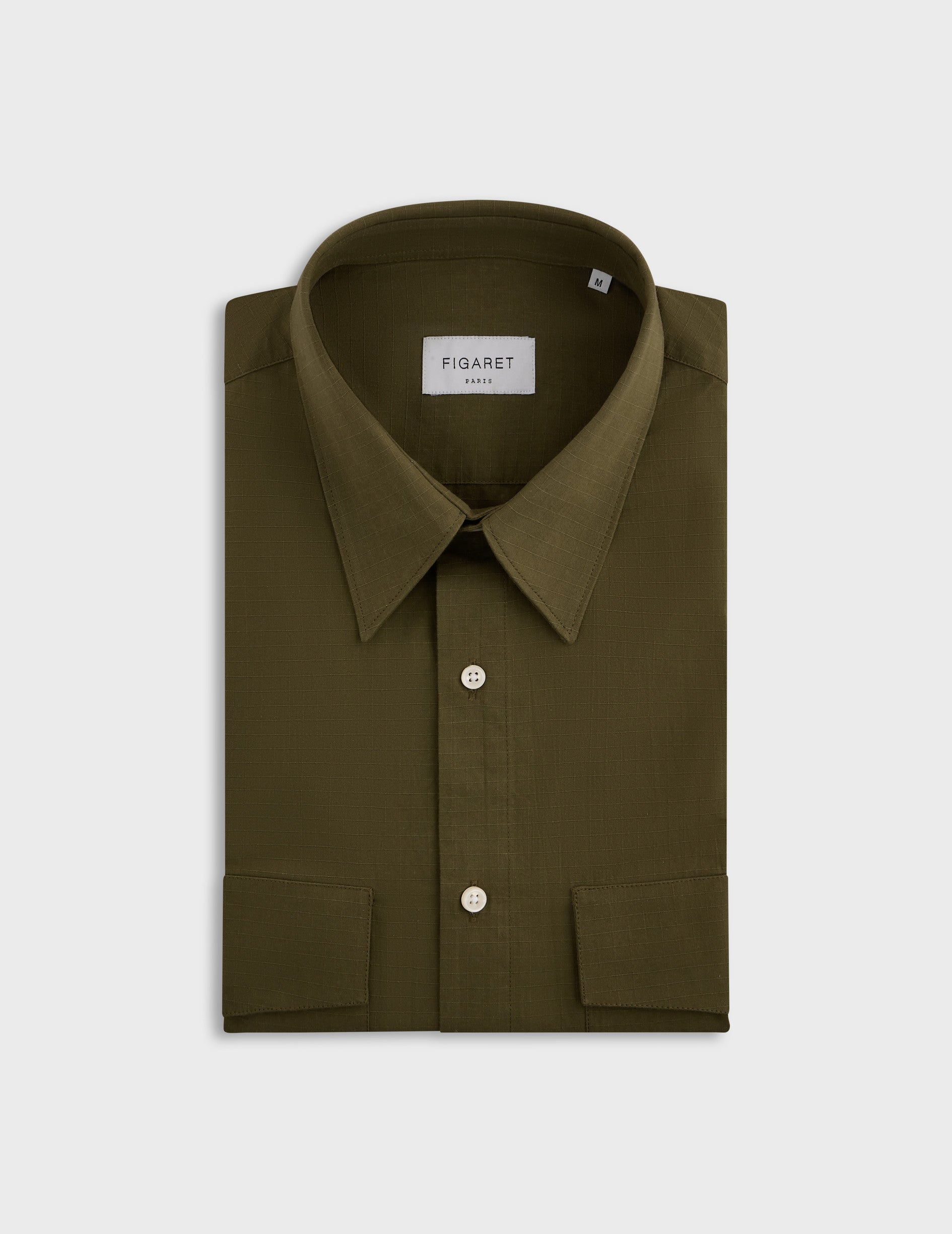 khaki Irwin shirt - Ripstop - Prodigious Collar