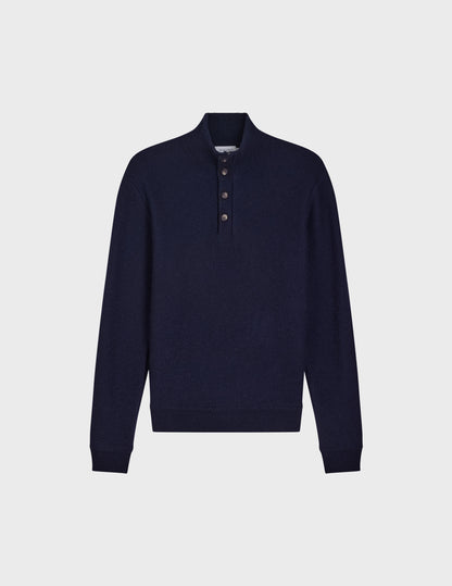 Chris sweater in navy wool