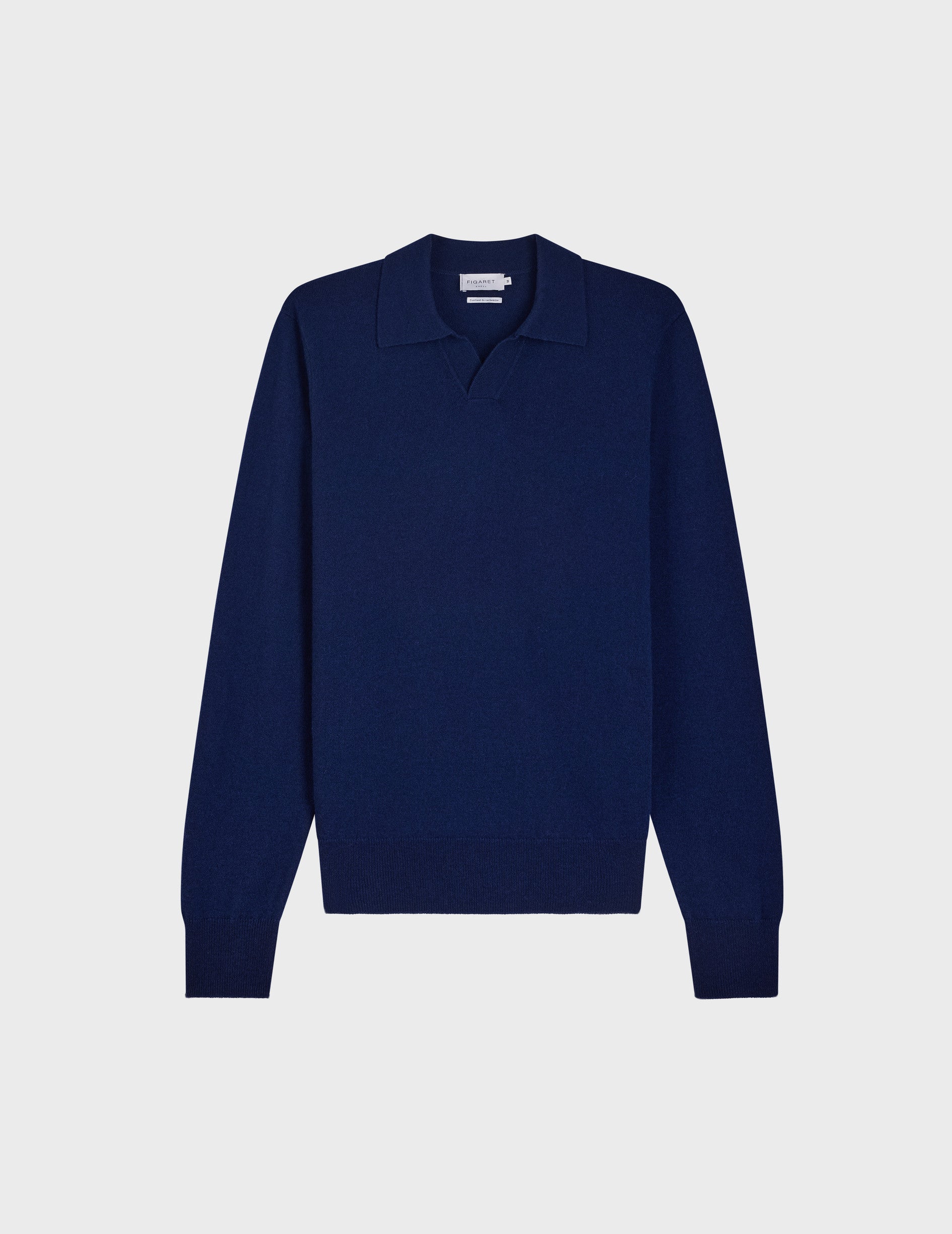 Ilian cashmere and wool sweater in navy blue