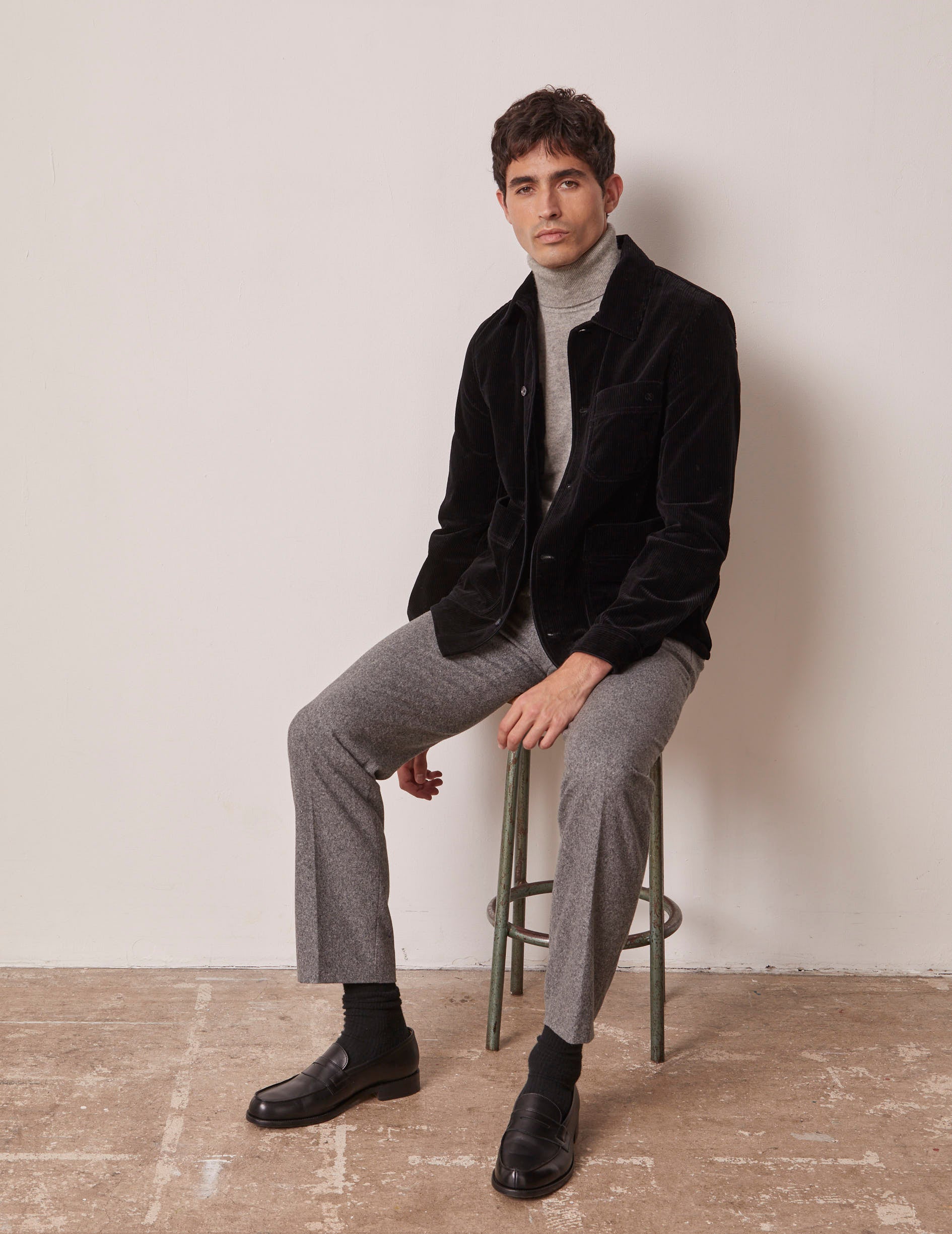 Badie black velvet jacket