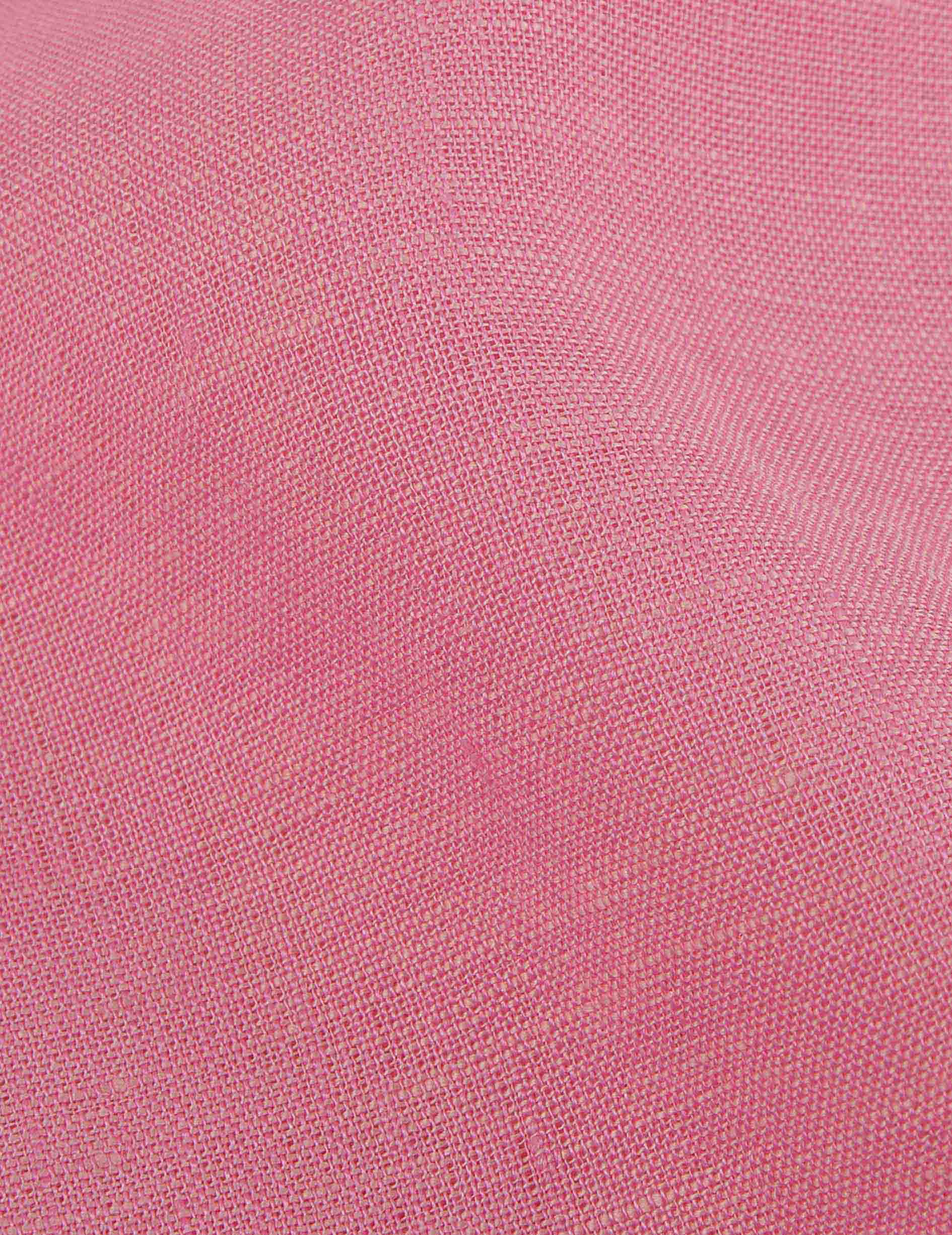 Pink linen Ambre shirt - Linen - Shirt Collar