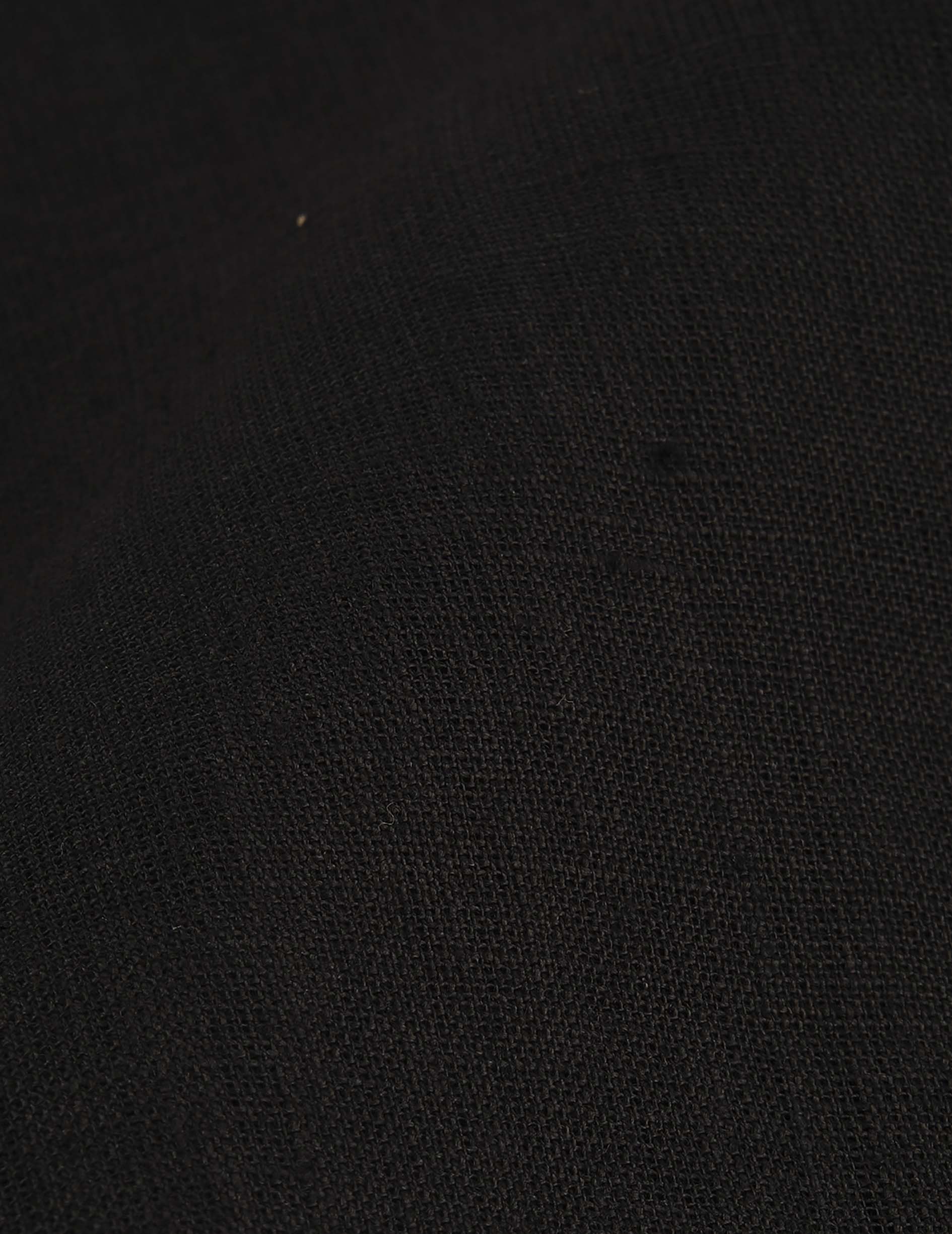 Black linen Lexie shirt - Linen - Shirt Collar