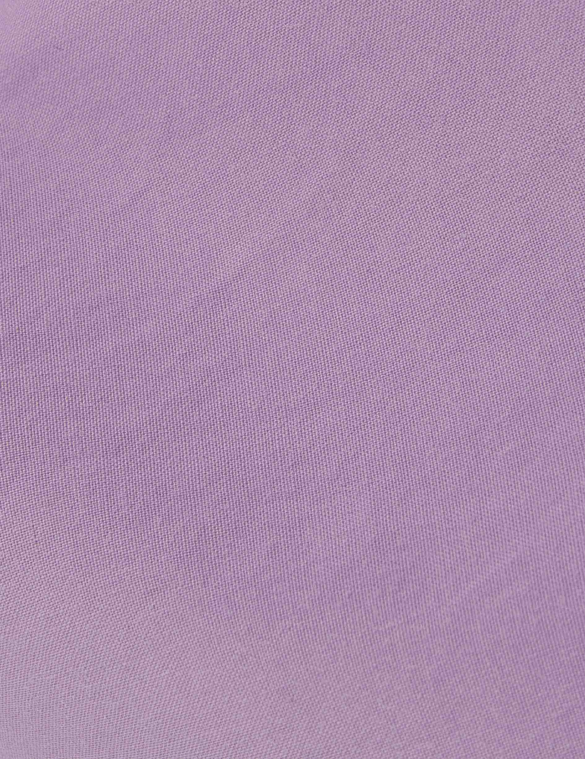 Oversized purple Mathilde shirt - Poplin - Shirt Collar