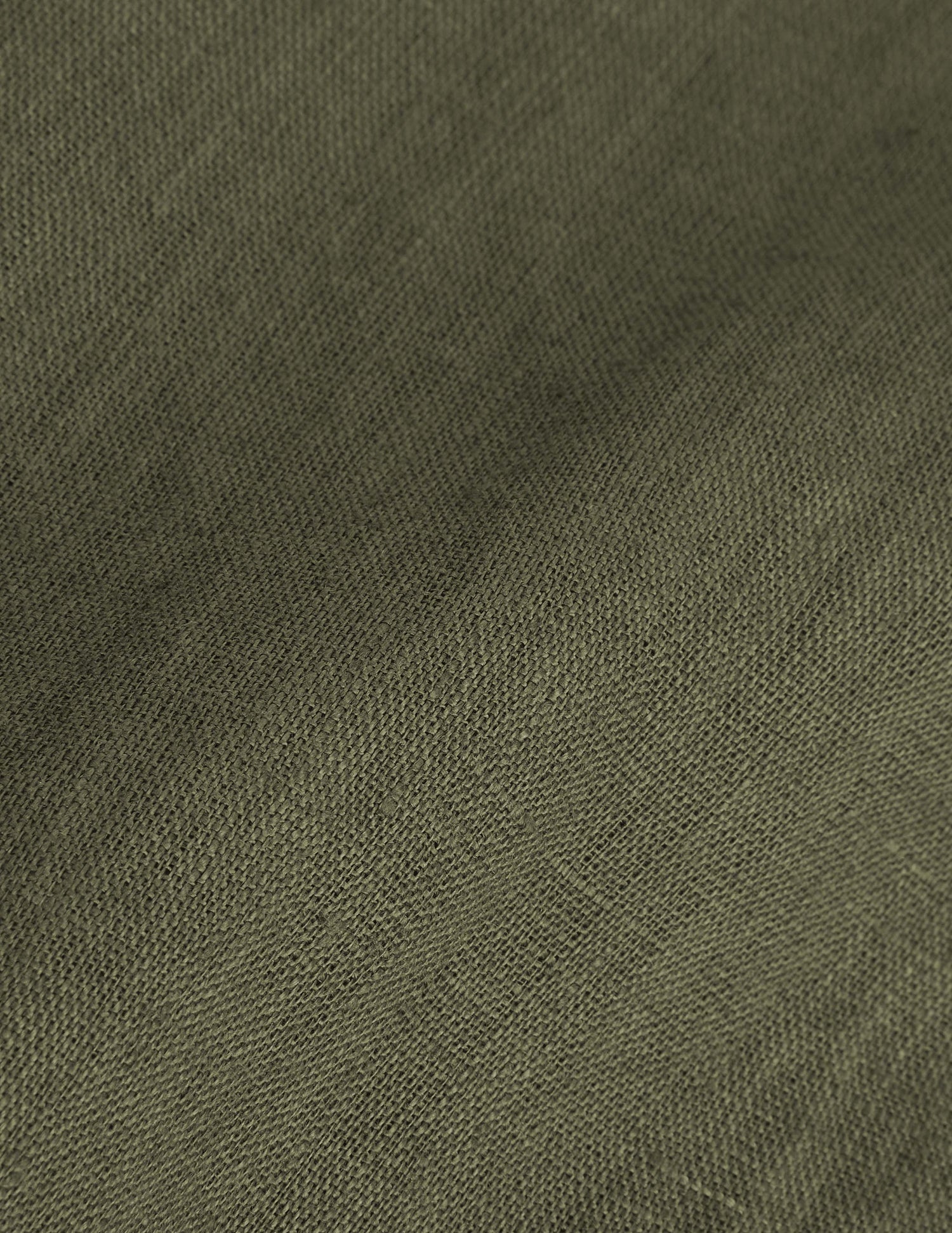 Khaki linen Aristote shirt - Linen - Italian Collar#4