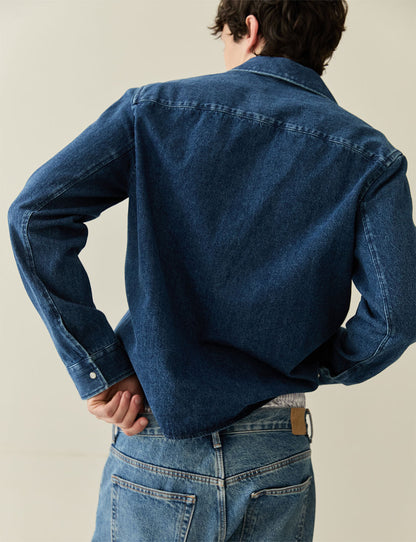 Blue denim Auguste shirt
