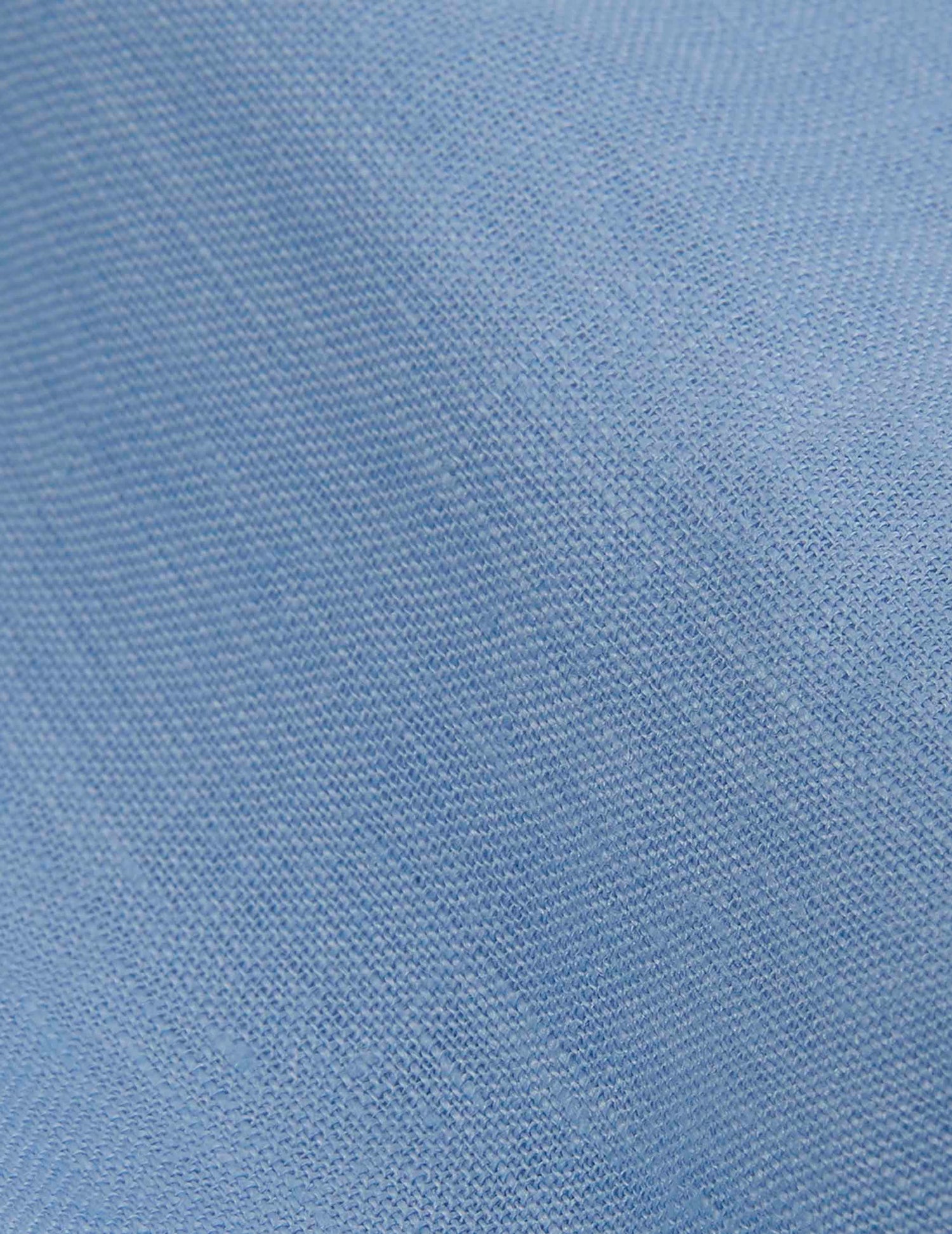 Blue linen Auguste shirt - Linen - French Collar#4