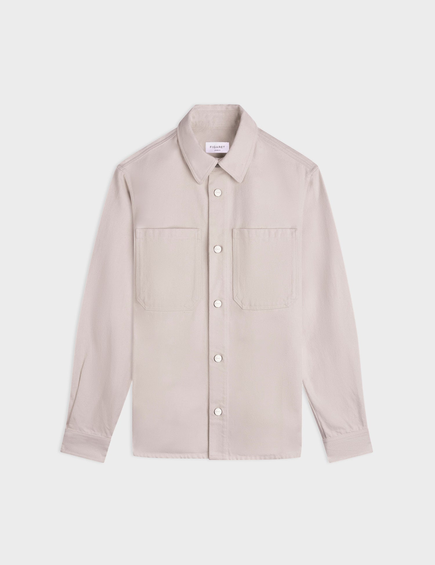 Ecru denim Cameron overshirt