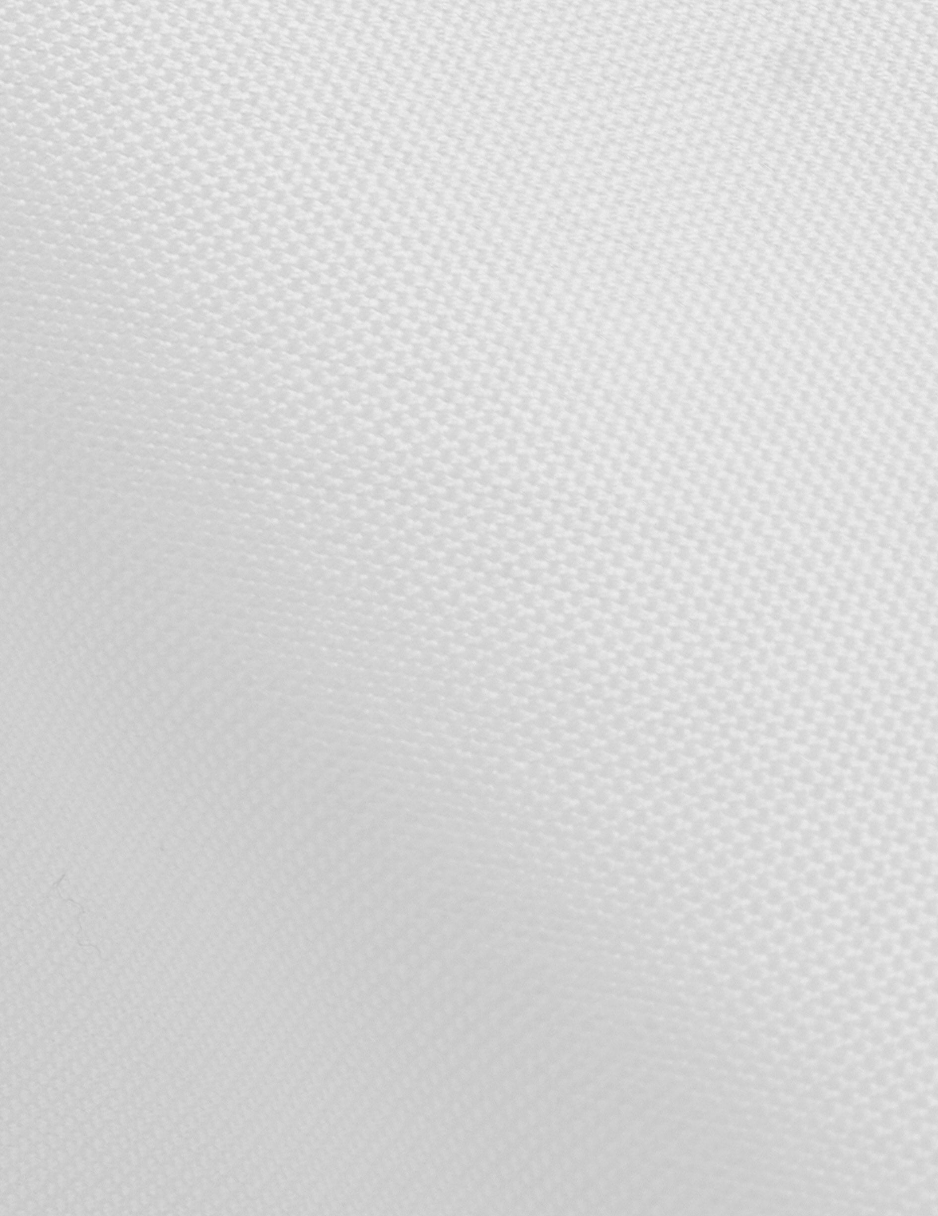 White Carl shirt with hidden buttons placket - Pinpoint - Open straight Collar