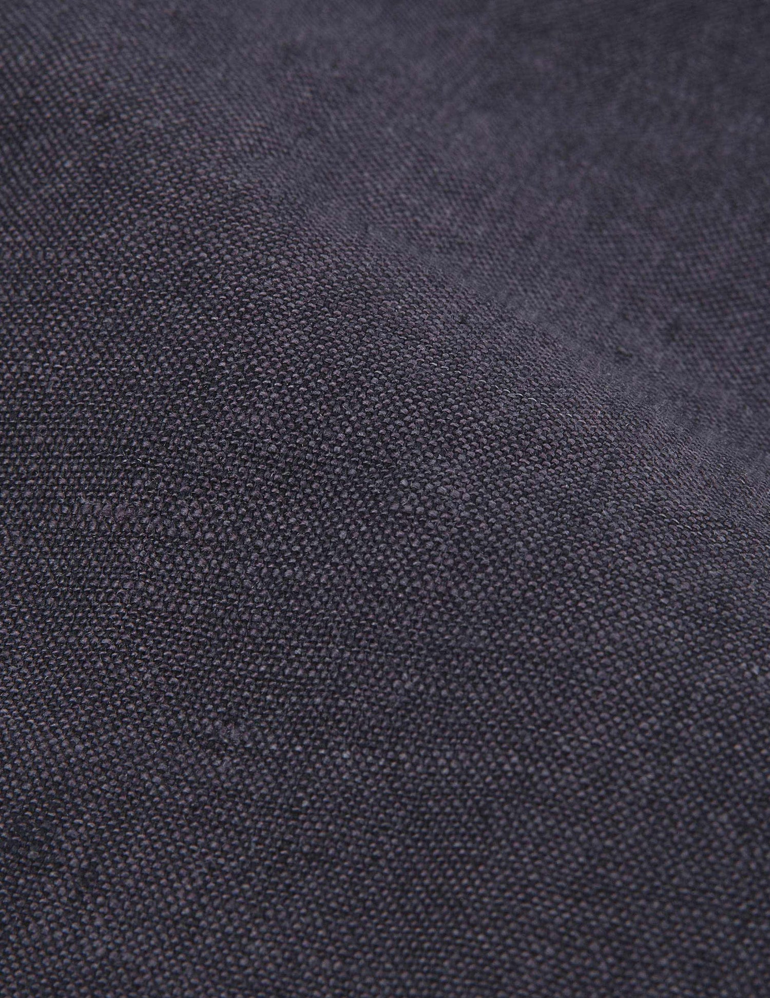 Black linen Carl shirt - Linen - Open straight Collar#5