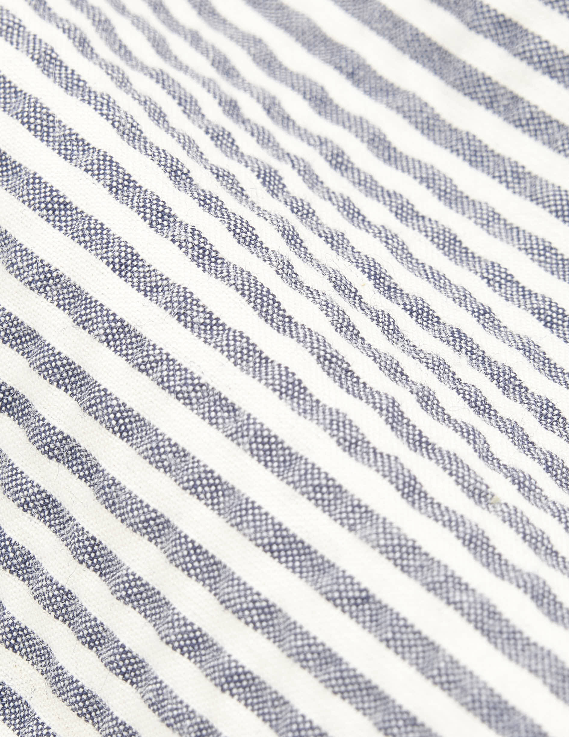 Blue striped Florian shirt - Seersucker - French Collar