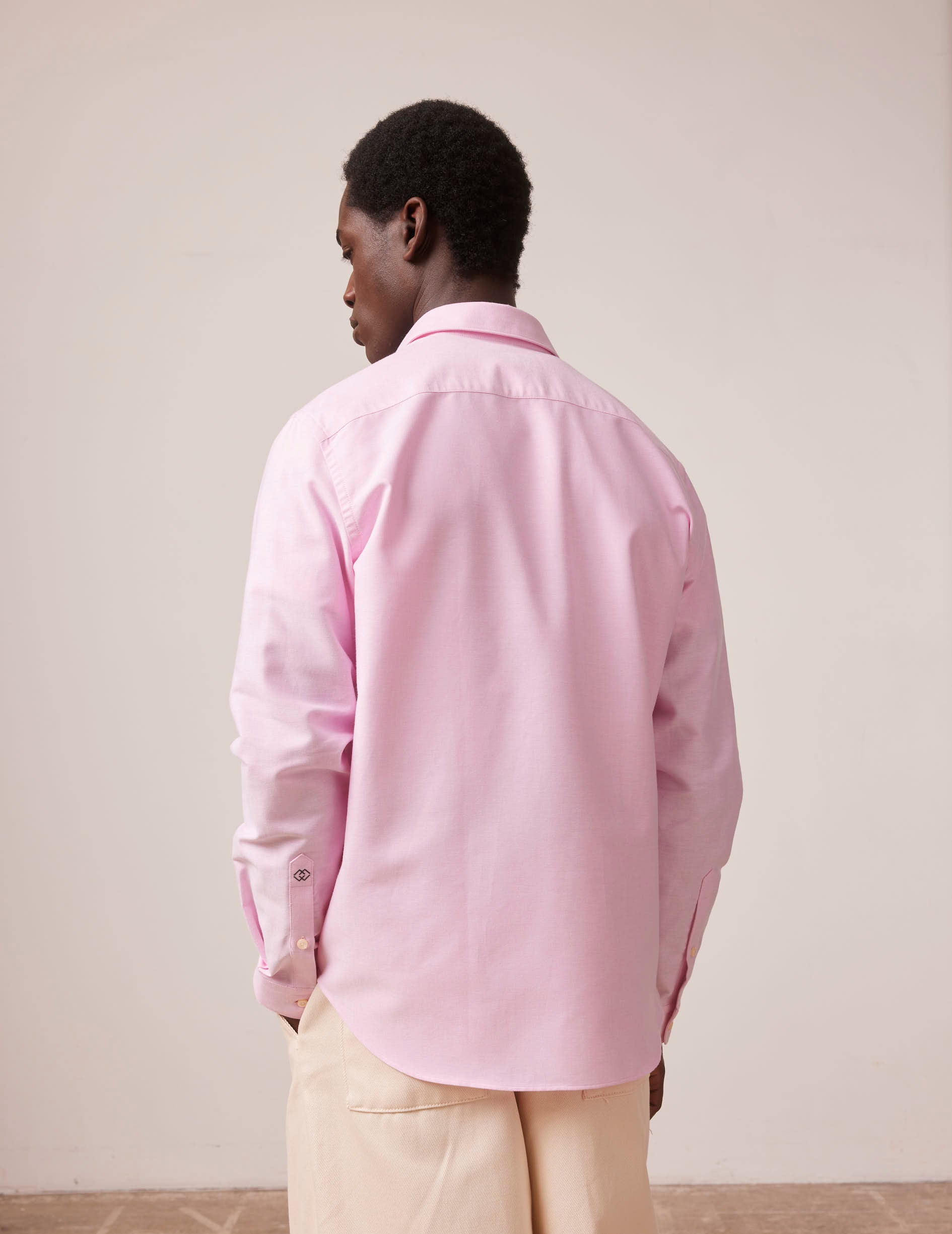 Pink Gabriel shirt - Oxford - American Collar