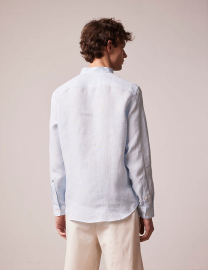 Blue linen Herwin shirt