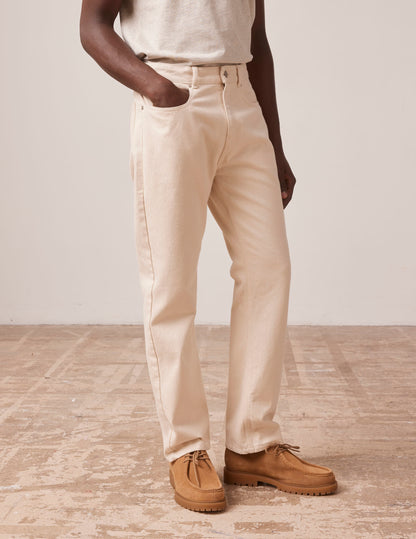 Ecru denim Florentin jeans