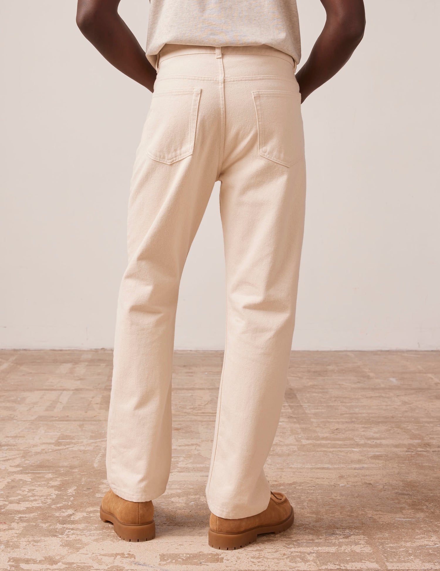 Ecru denim Florentin jeans