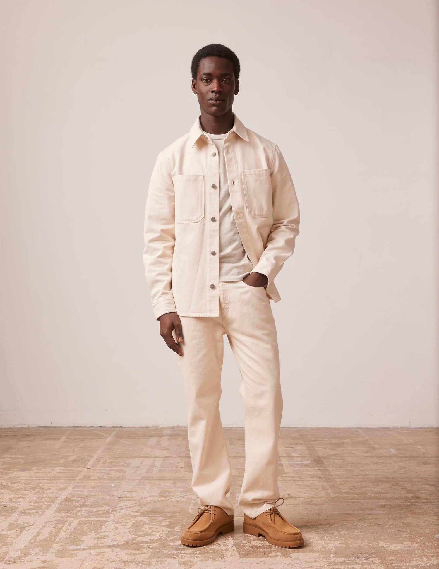 Ecru denim Florentin jeans