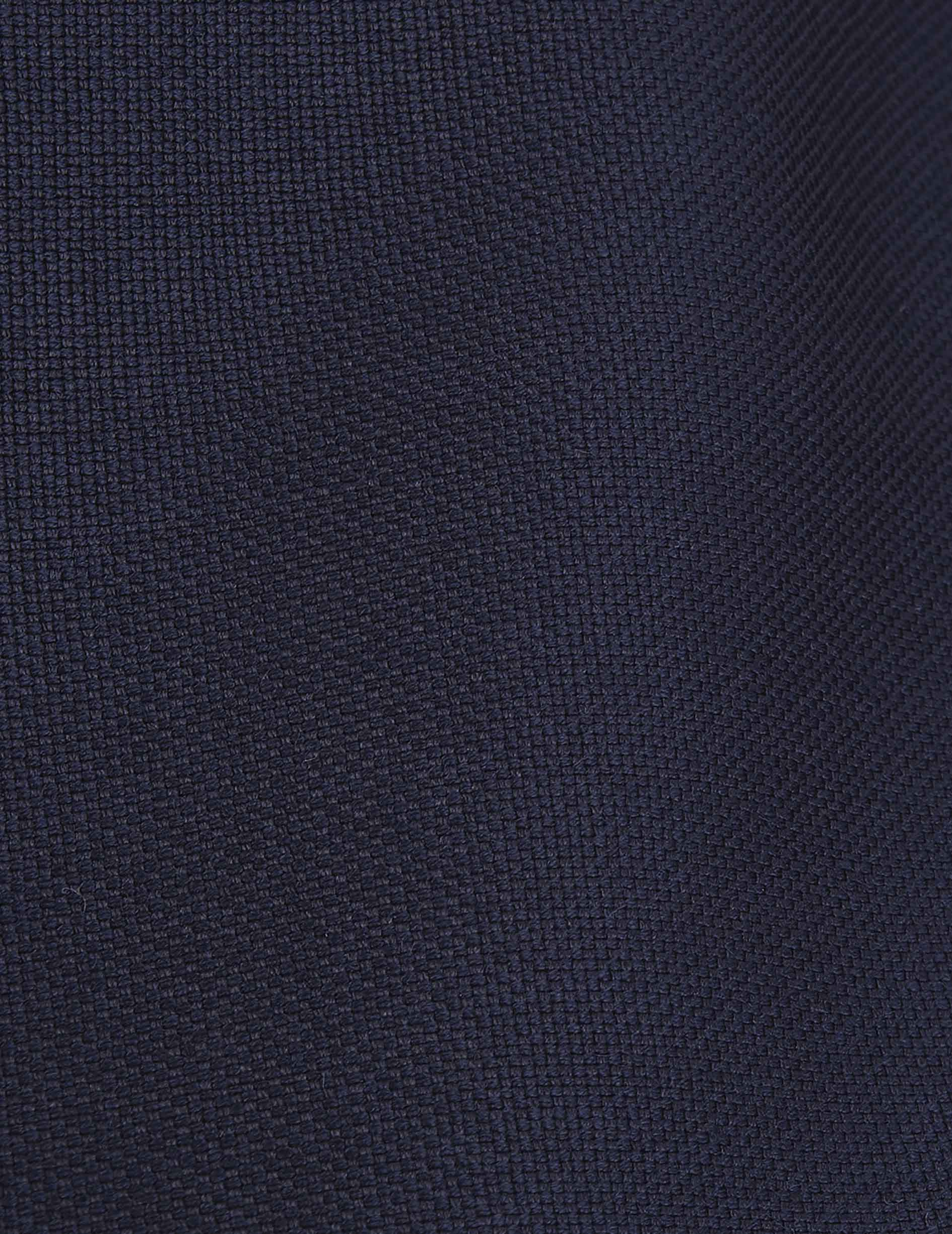 Greyson tailored pants in navy blue wool-canvas
