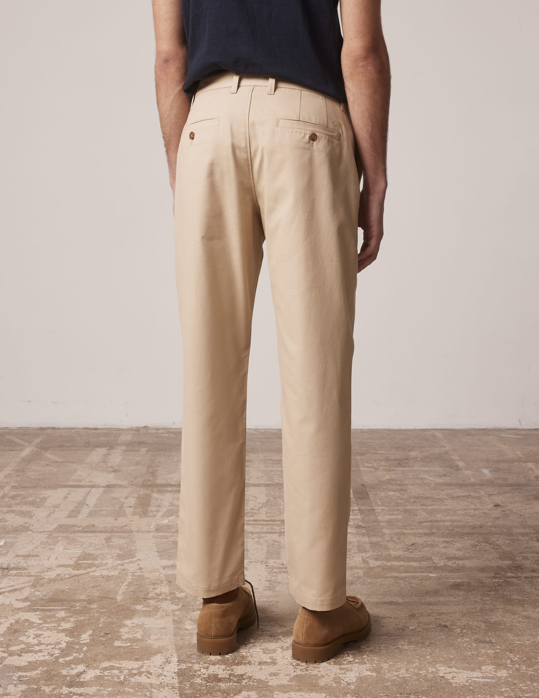 Beige cotton canvas Ignacio cargos