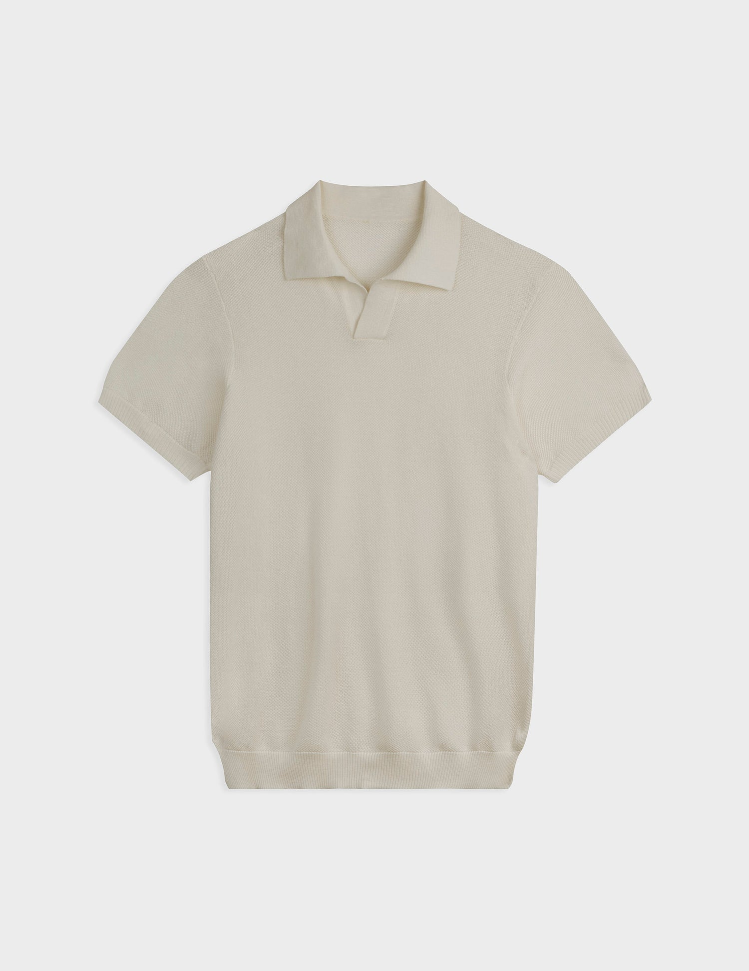 Ecru cotton Lilian polo