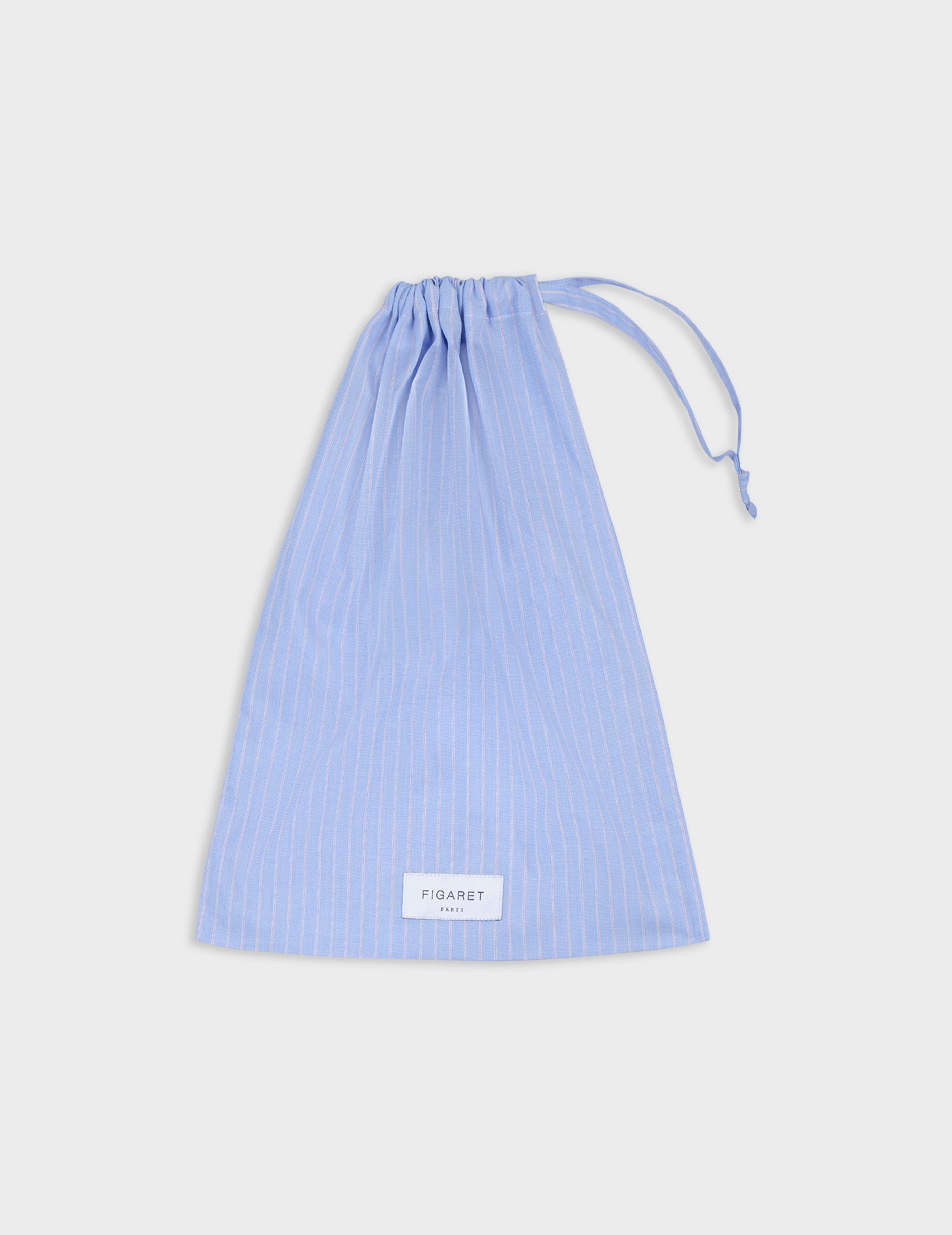 Louis pajamas in red striped poplin