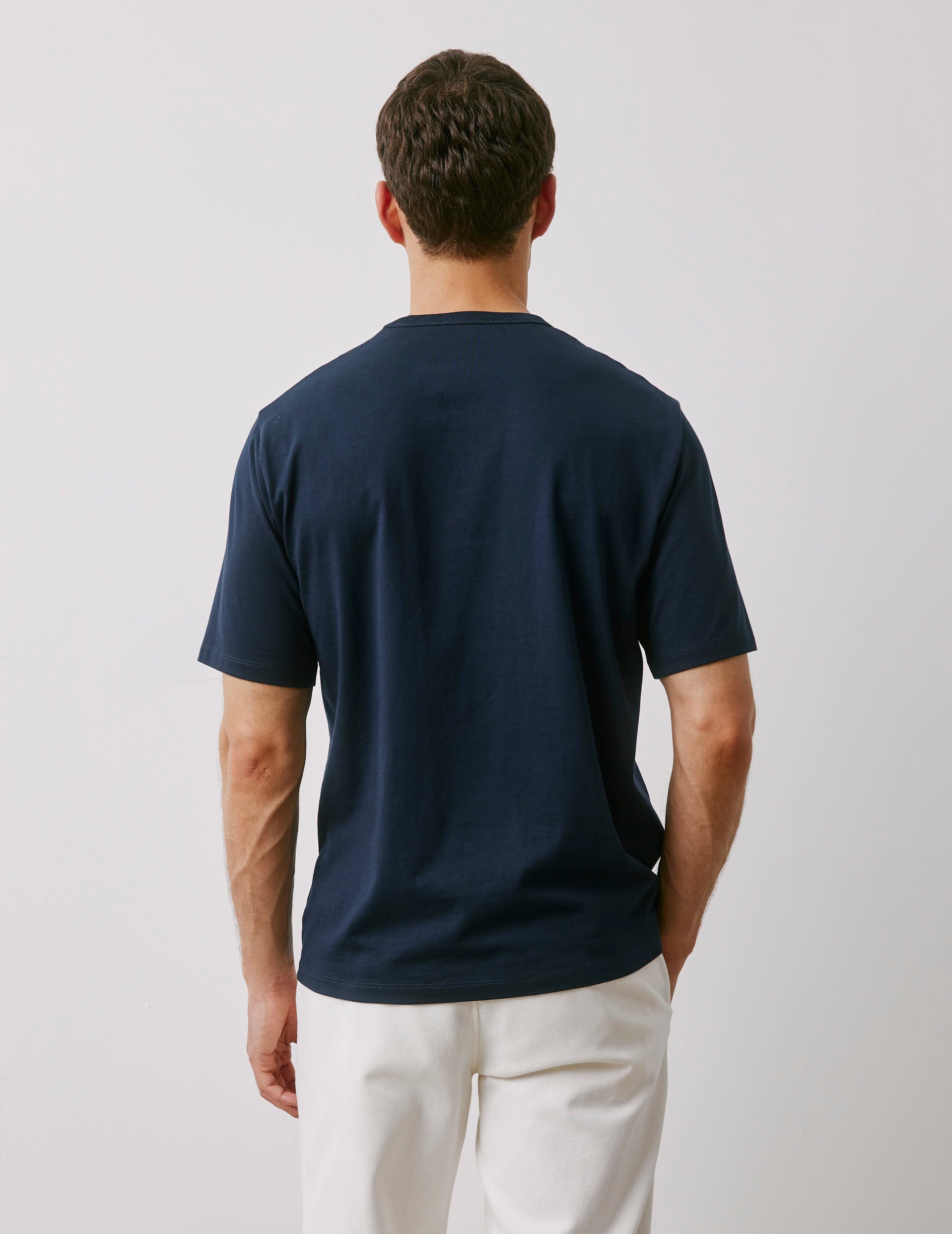 Marcel navy Supima cotton T-shirt