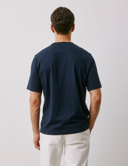 Marcel navy Supima cotton T-shirt